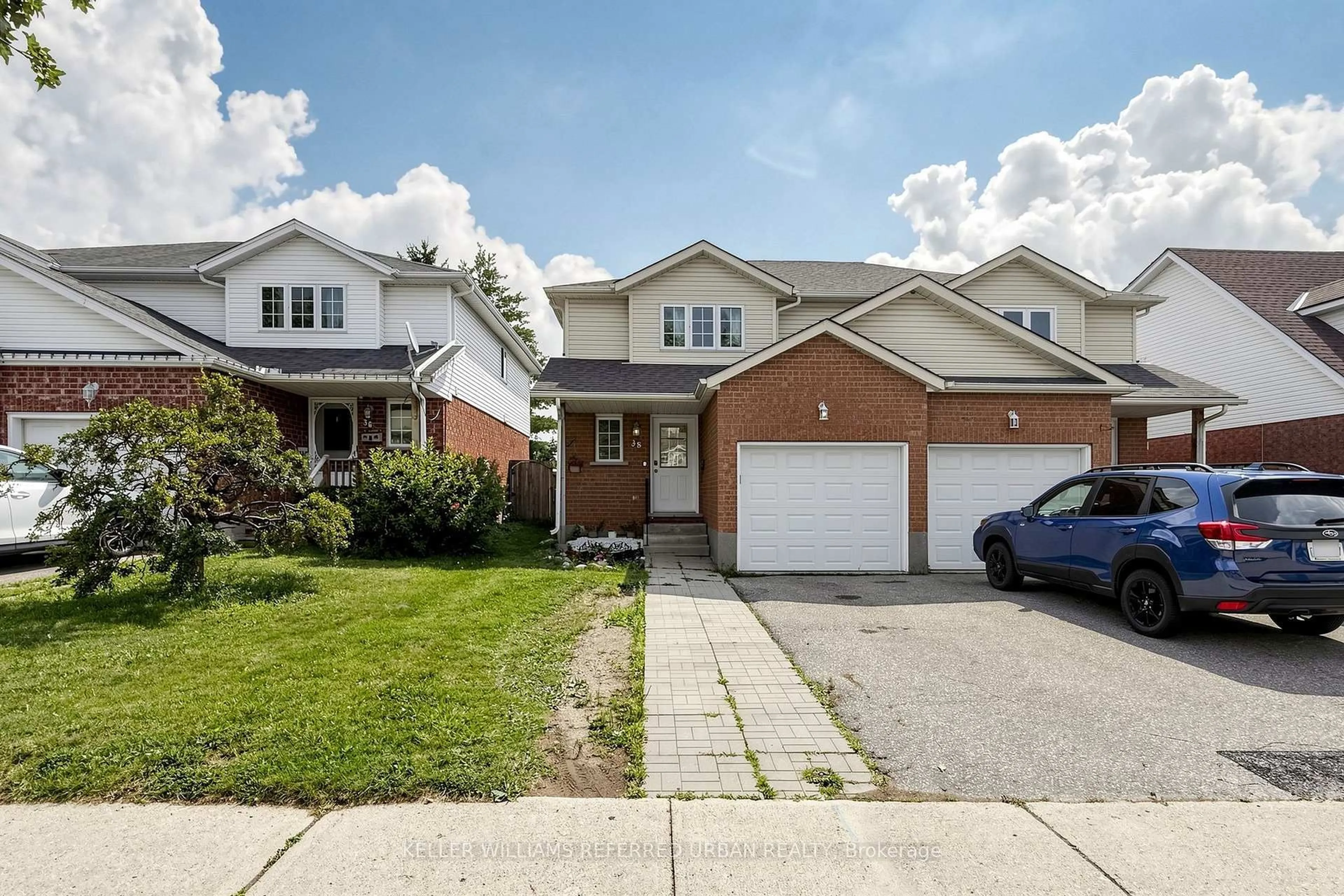 Home with brick exterior material, street for 38 Activa Ave, Kitchener Ontario N2E 3R2