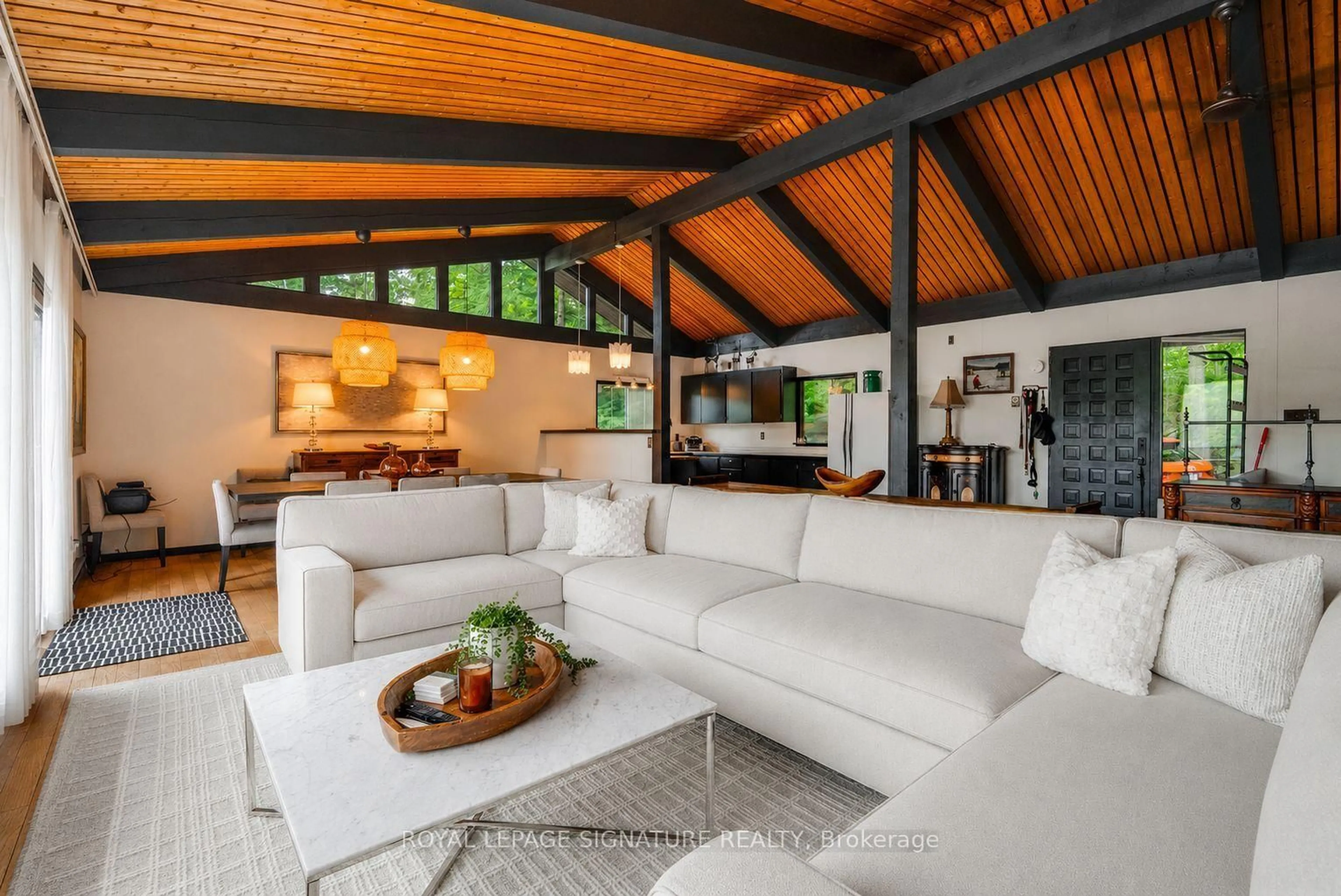 Living room with furniture, unknown for 1216 Hamills Point Rd, Muskoka Lakes Ontario P0B 1J0
