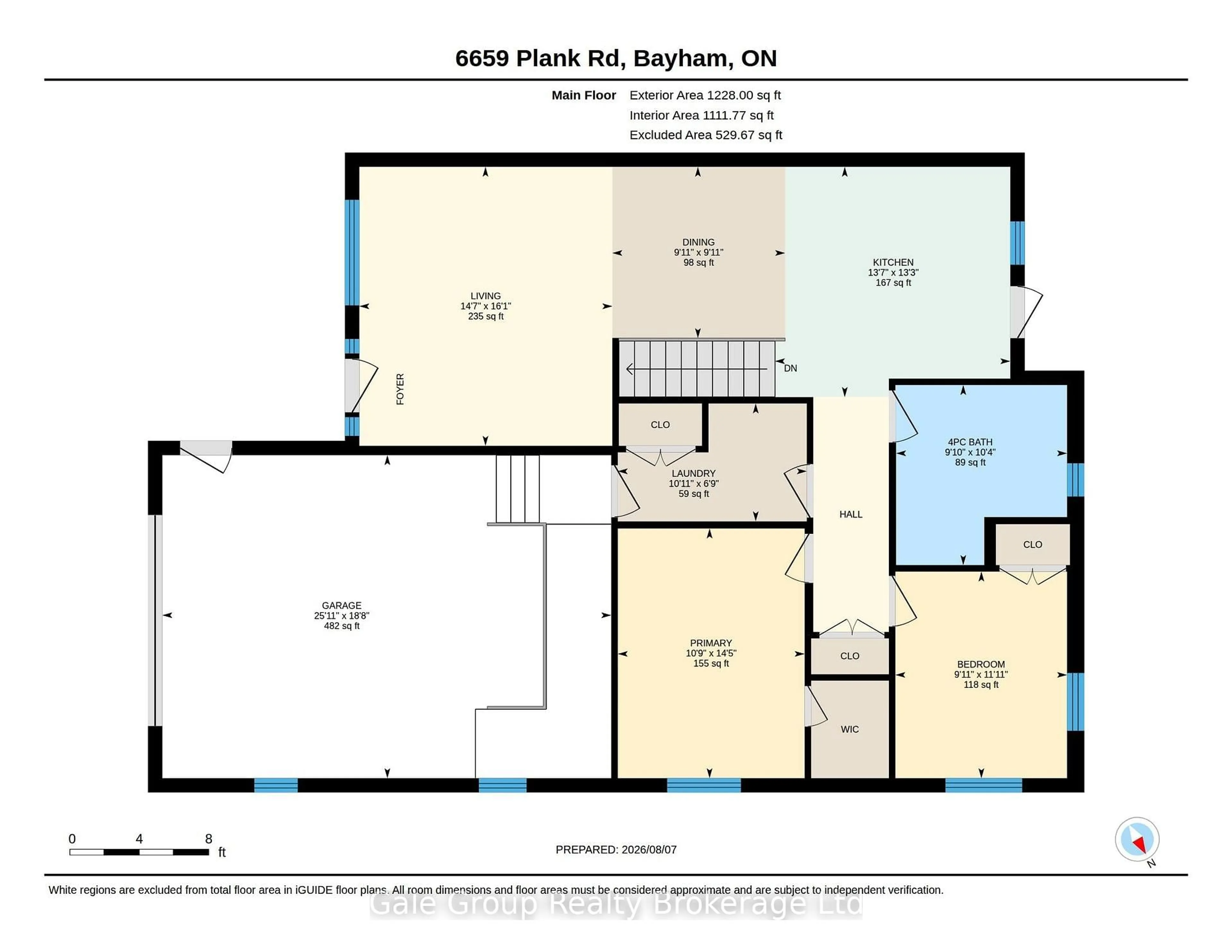 Floor plan for 6659 Plank Rd, Bayham Ontario N0J 1Z0
