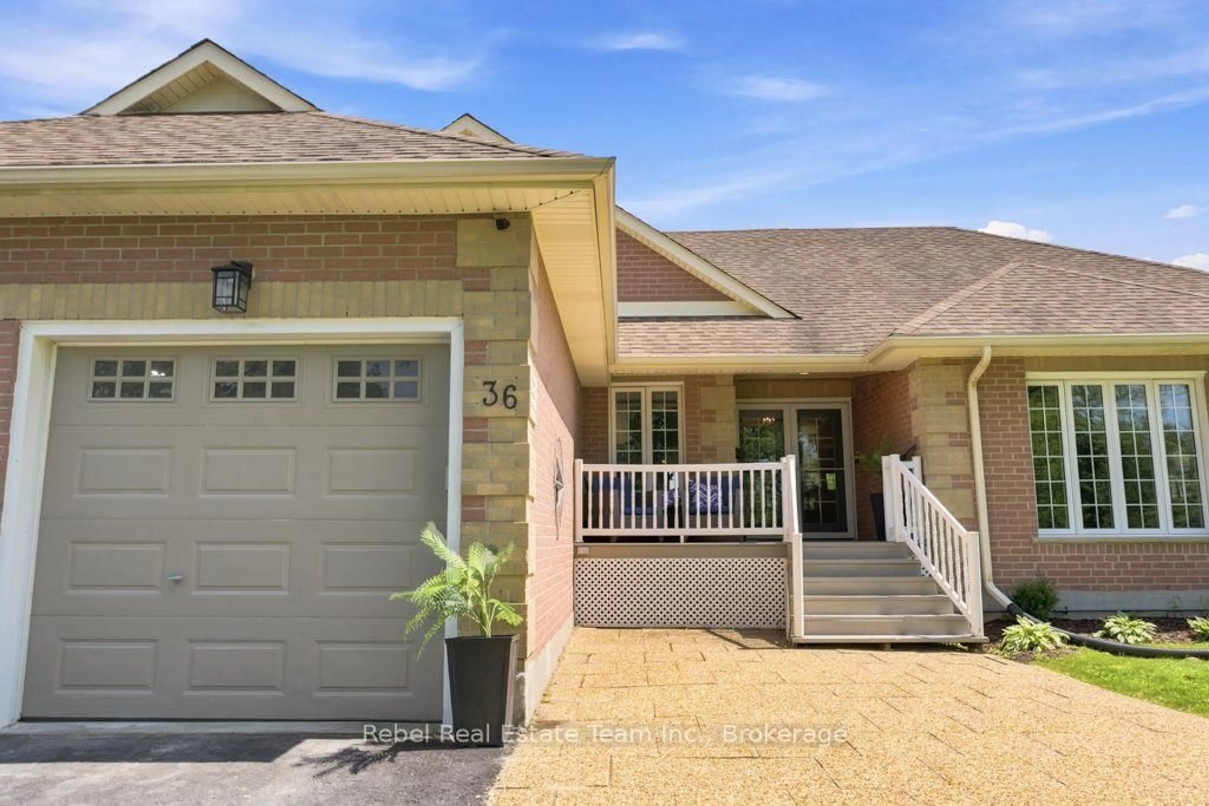 Home with vinyl exterior material, street for 36 Valley View Dr, Cavan Monaghan Ontario L0A 1G0