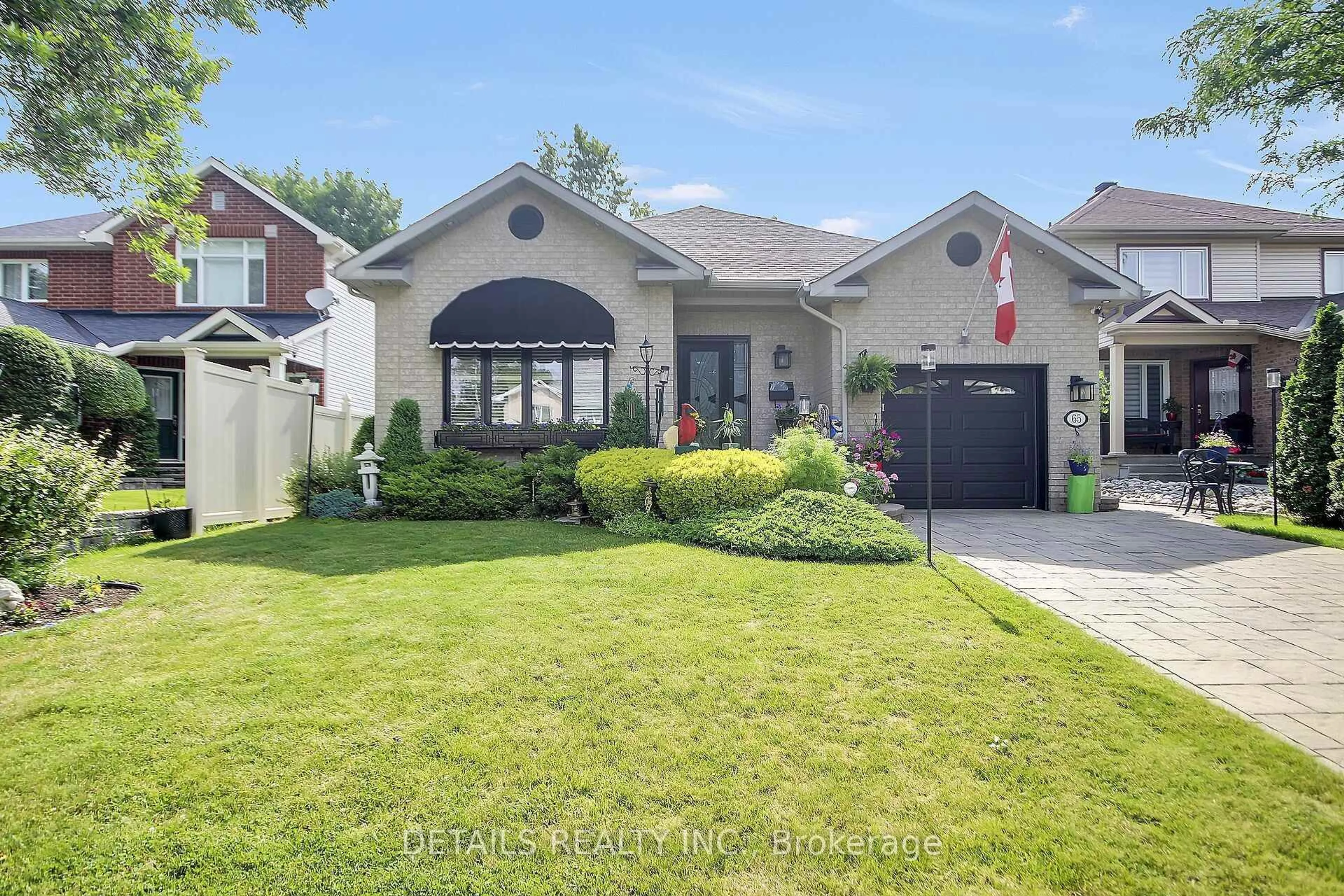 Home with brick exterior material, street for 65 Kimberwick Cres, Ottawa Ontario K1V 0W6