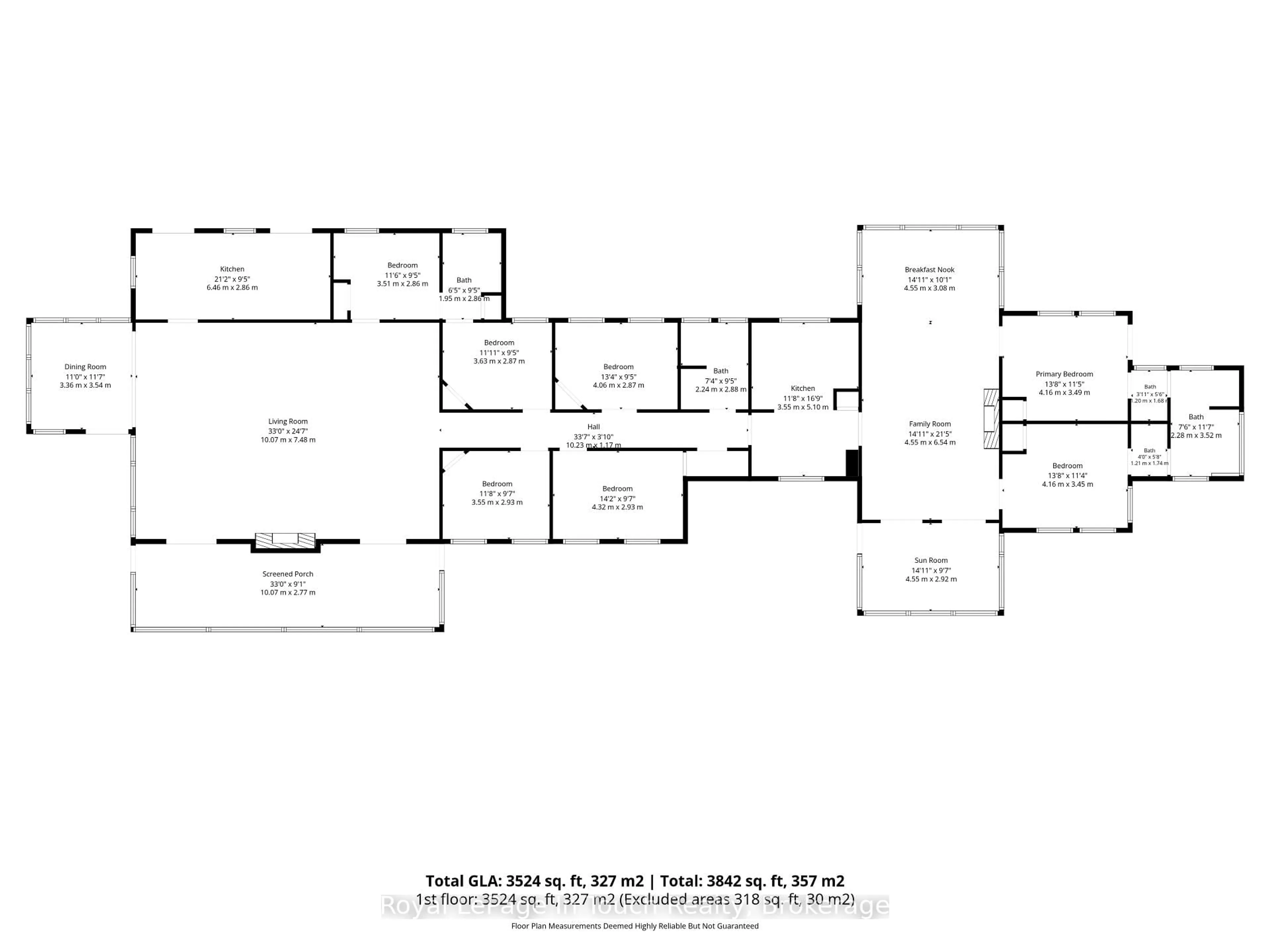 Floor plan for 1 B427 Turning Island, The Archipelago Ontario P2A 0B7