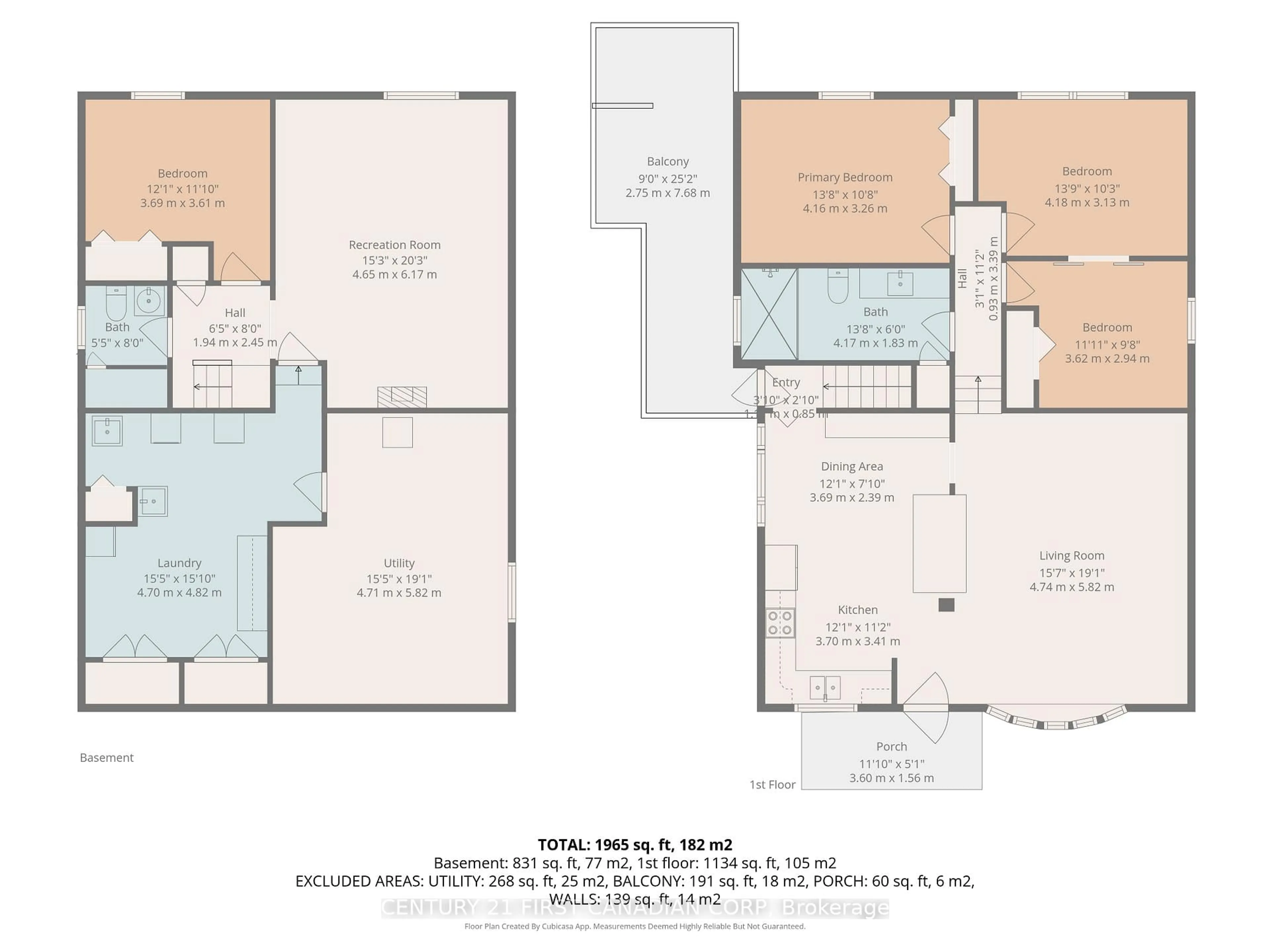 Floor plan for 14 Alayne Cres, London South Ontario N6E 2A3