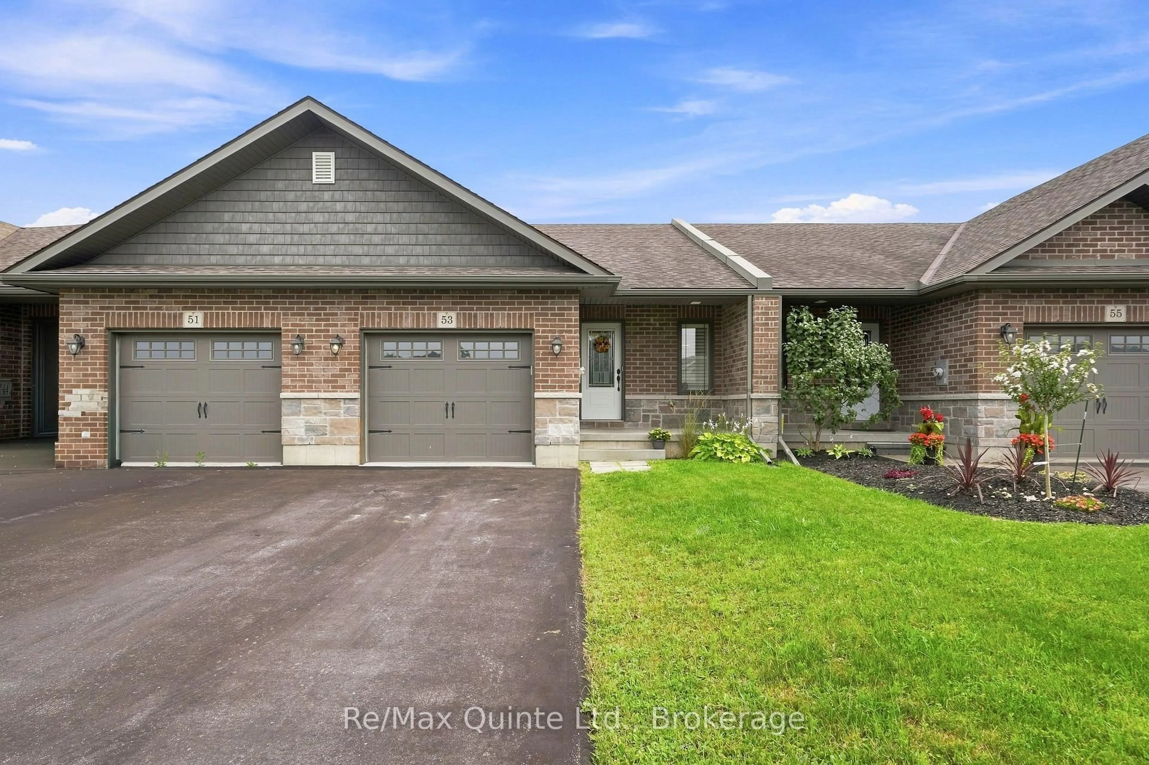 Home with brick exterior material, street for 53 Aspen Dr, Quinte West Ontario K8V 0E2