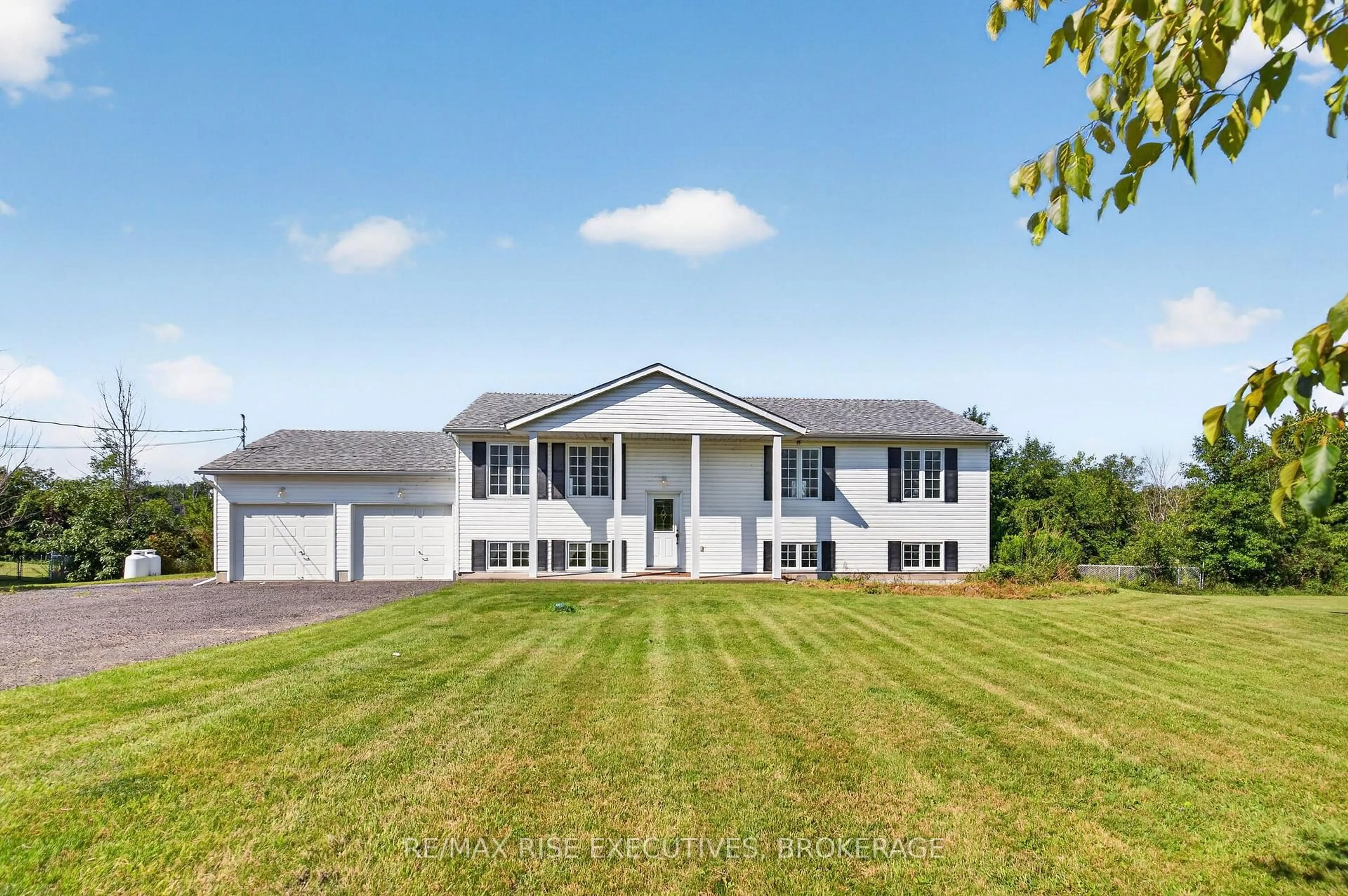 A pic from outside/outdoor area/front of a property/back of a property/a pic from drone, water/lake/river/ocean view for 289 Colebrook Rd, Yarker Ontario K0K 3N0