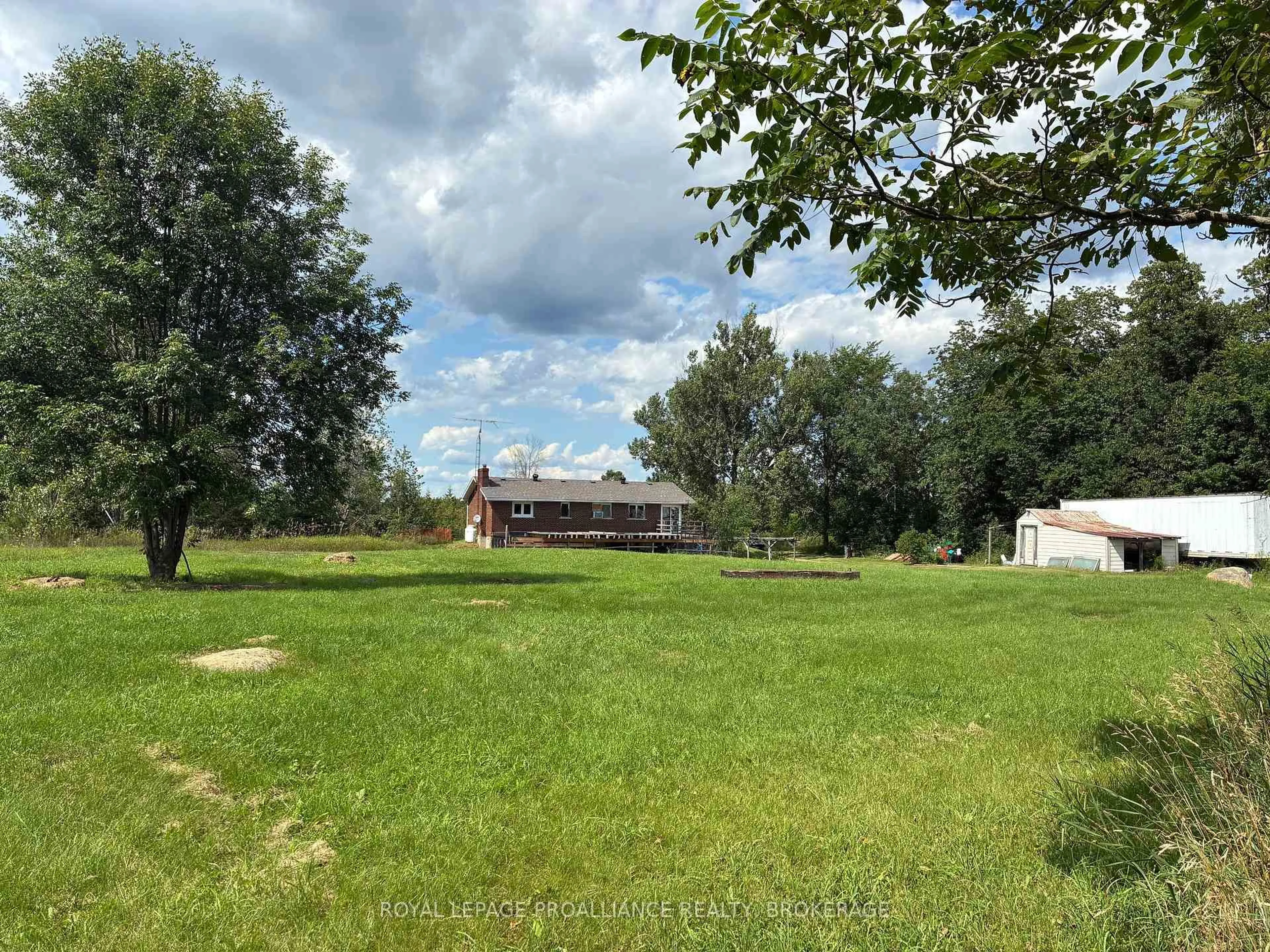 A pic from outside/outdoor area/front of a property/back of a property/a pic from drone, unknown for 164 Jackson Rd, Kaladar Ontario K0K 1Z0