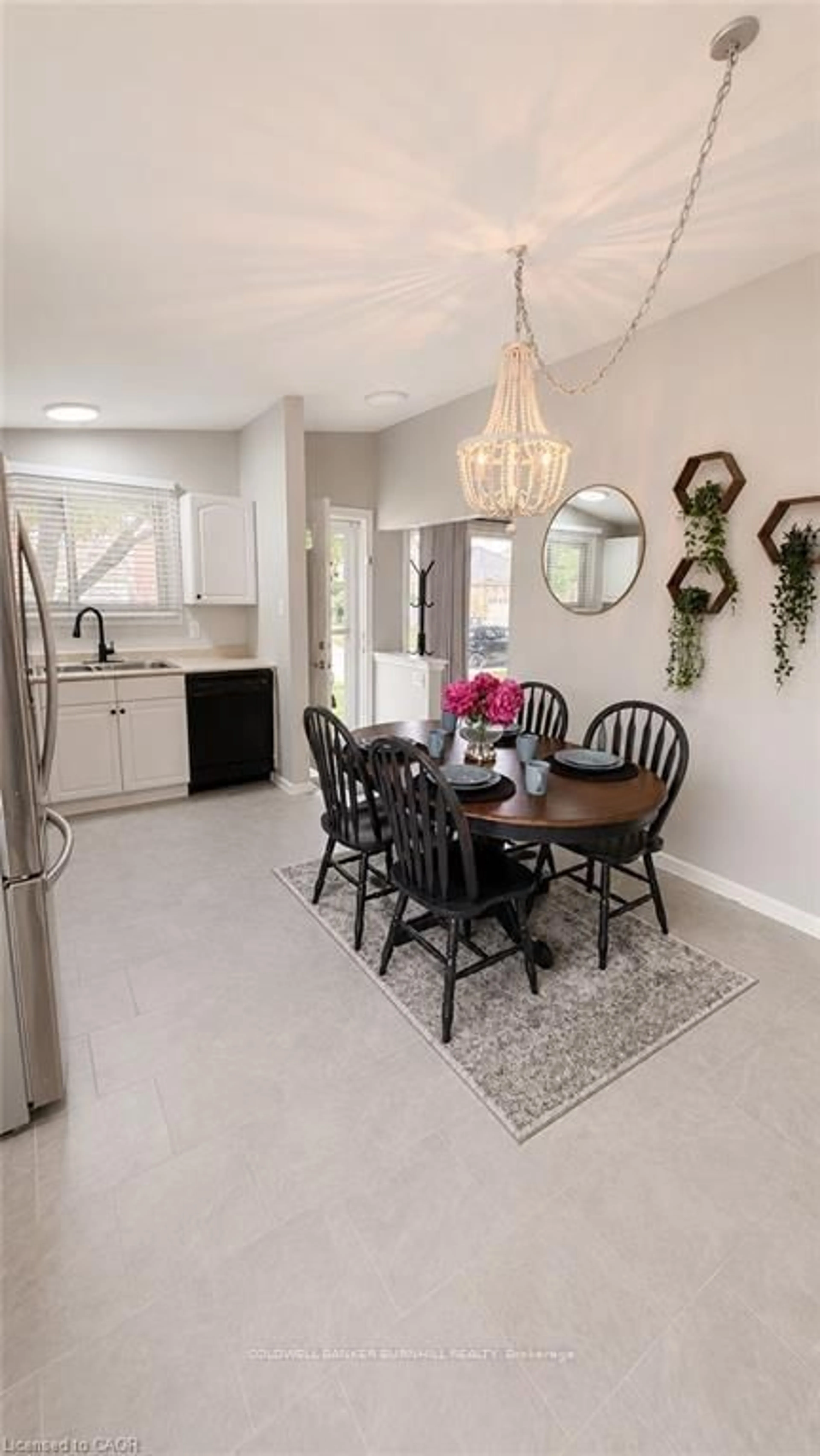 Open concept kitchen, ceramic/tile floor for 241 Thorner Dr, Hamilton Ontario L8V 2M6