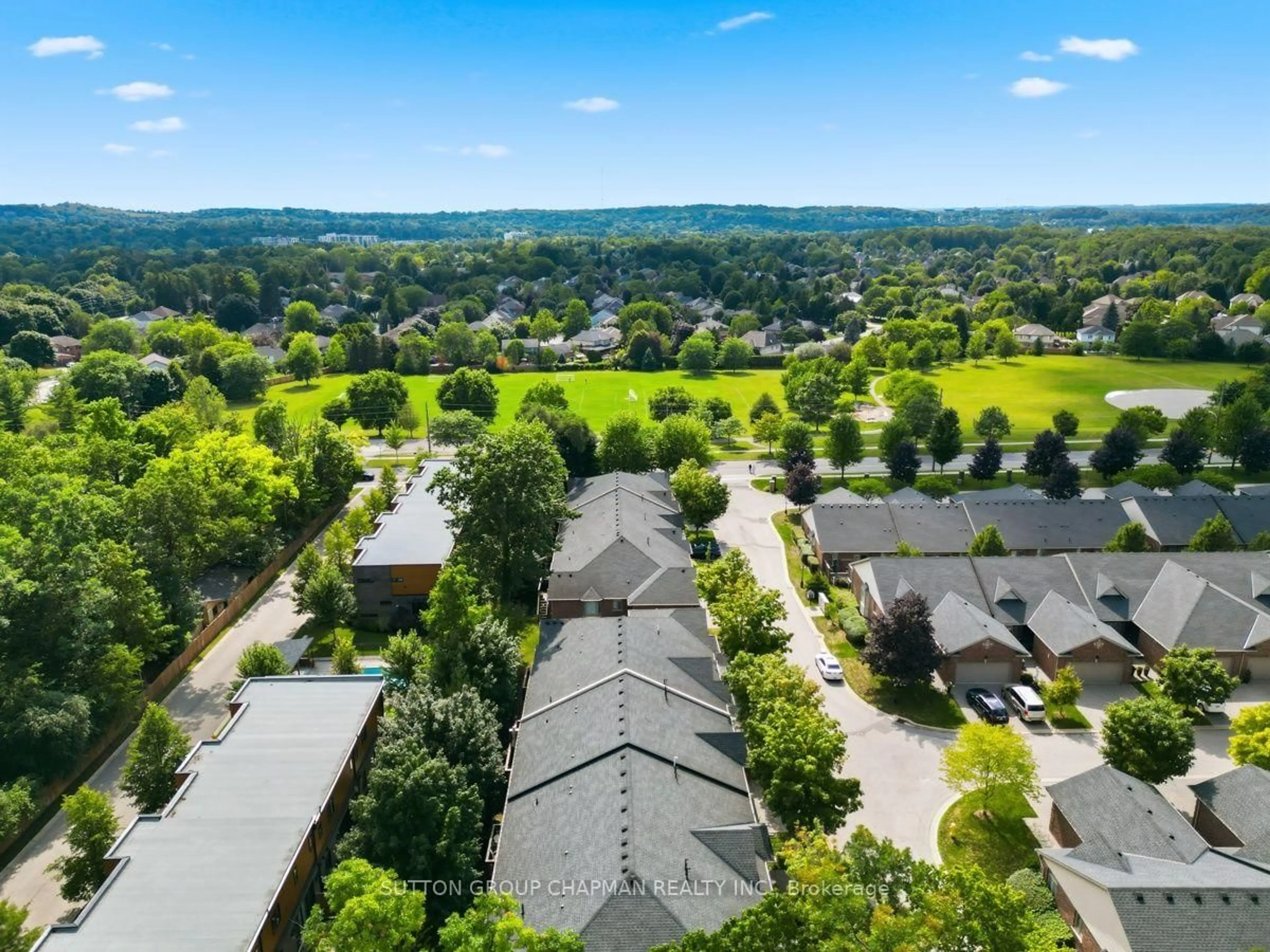 A pic from outside/outdoor area/front of a property/back of a property/a pic from drone, unknown for 455 Hyde Park Rd #15, London North Ontario N6H 3R9