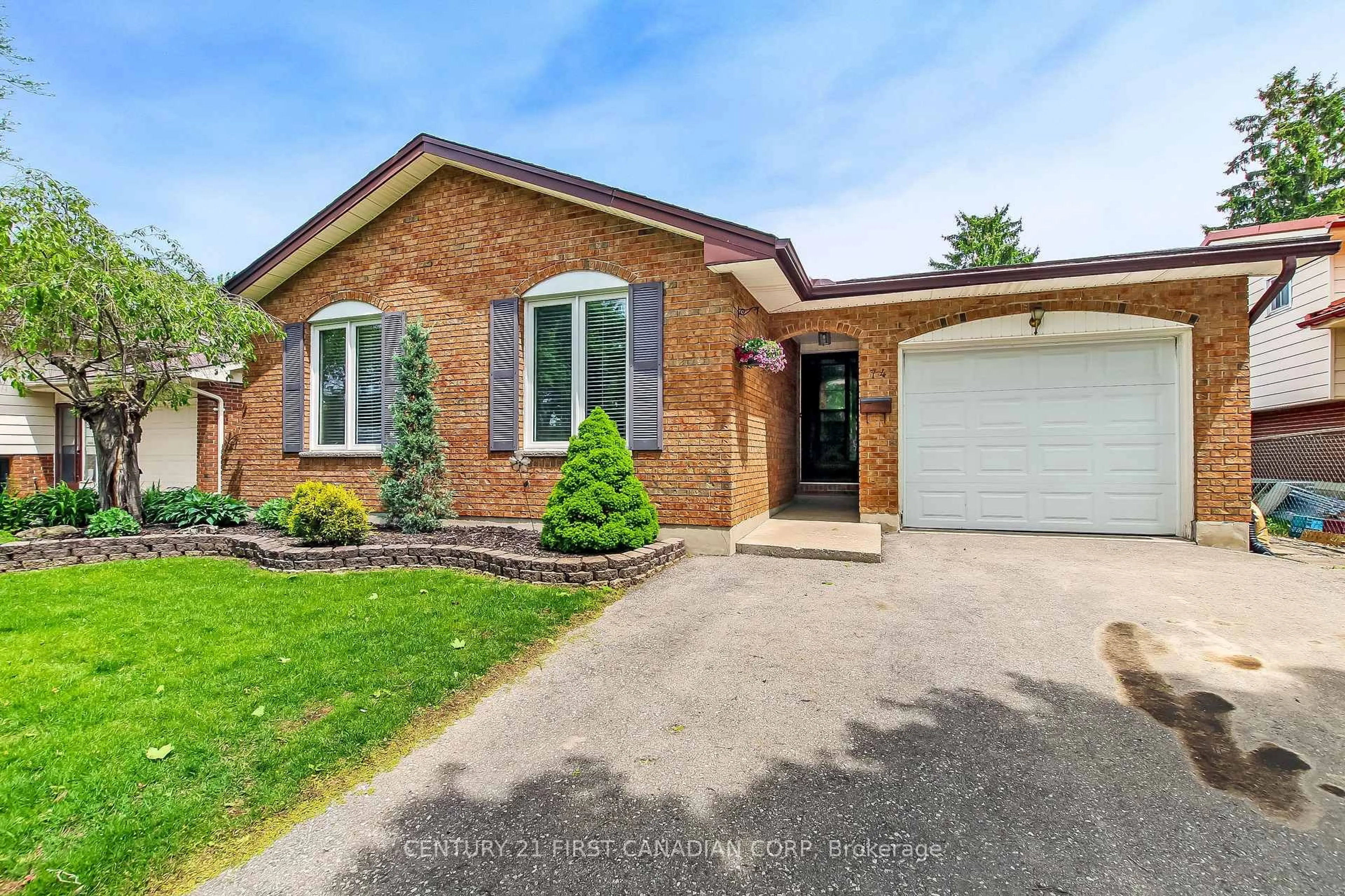Home with brick exterior material, street for 74 Winding Way Cres, London North Ontario N6G 3G2
