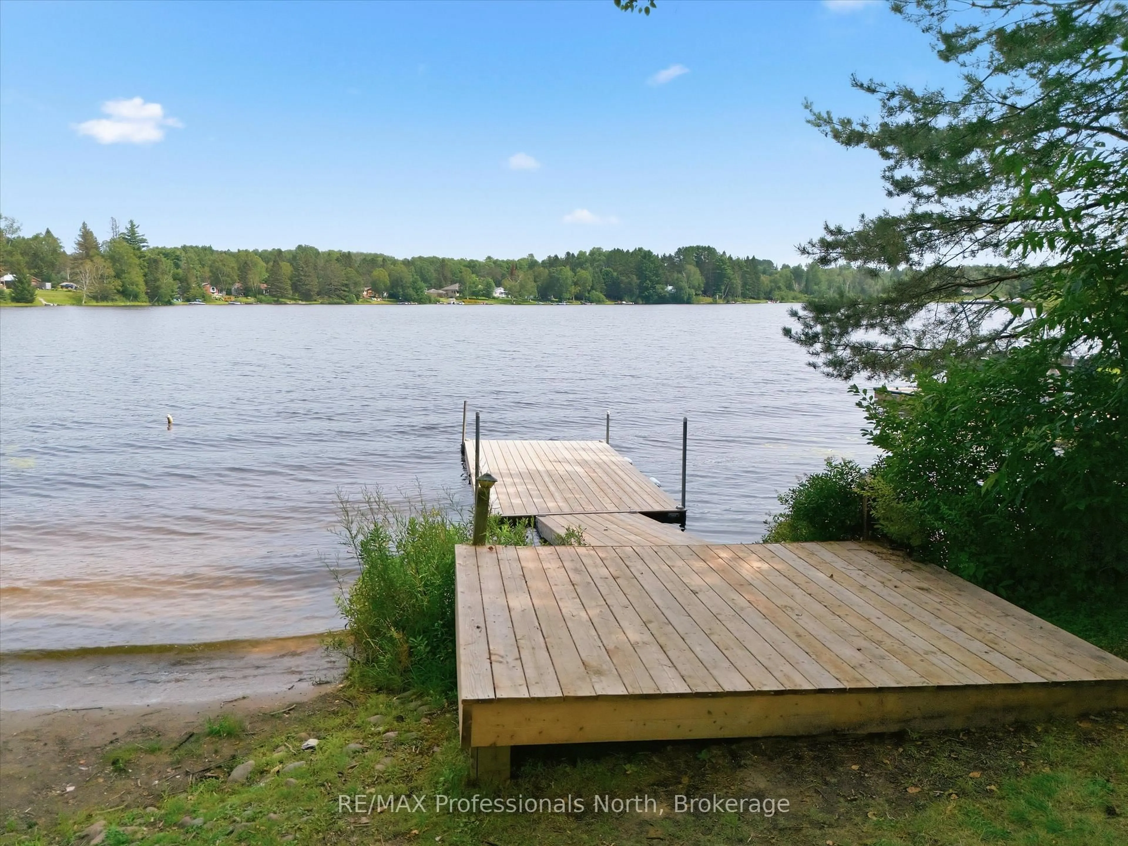 Patio, water/lake/river/ocean view for 1869 HIGHWAY 518, Kearney Ontario P0A 1J0
