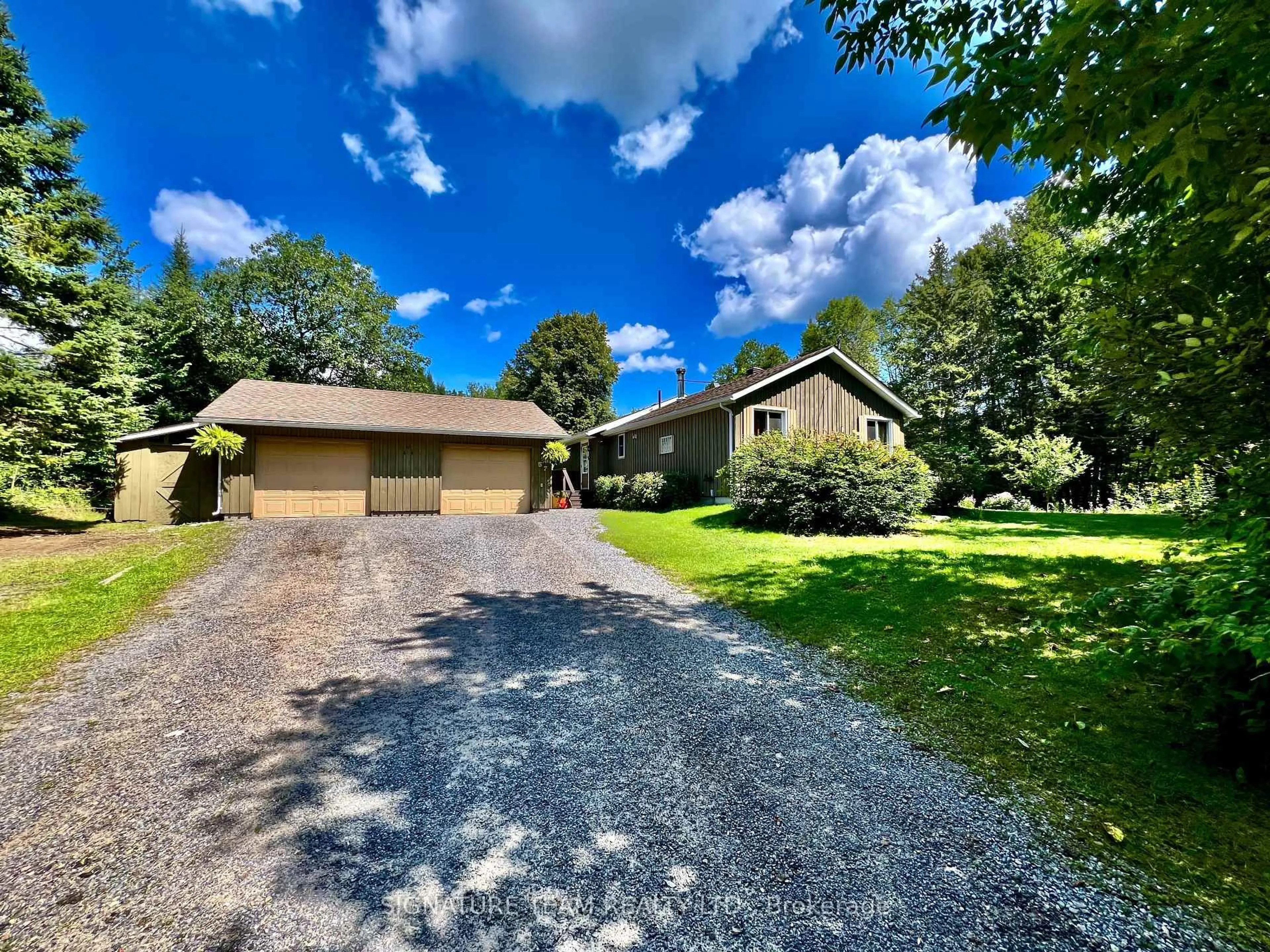 A pic from outside/outdoor area/front of a property/back of a property/a pic from drone, street for 57 Gleason Lane, Deep River Ontario K0J 1P0
