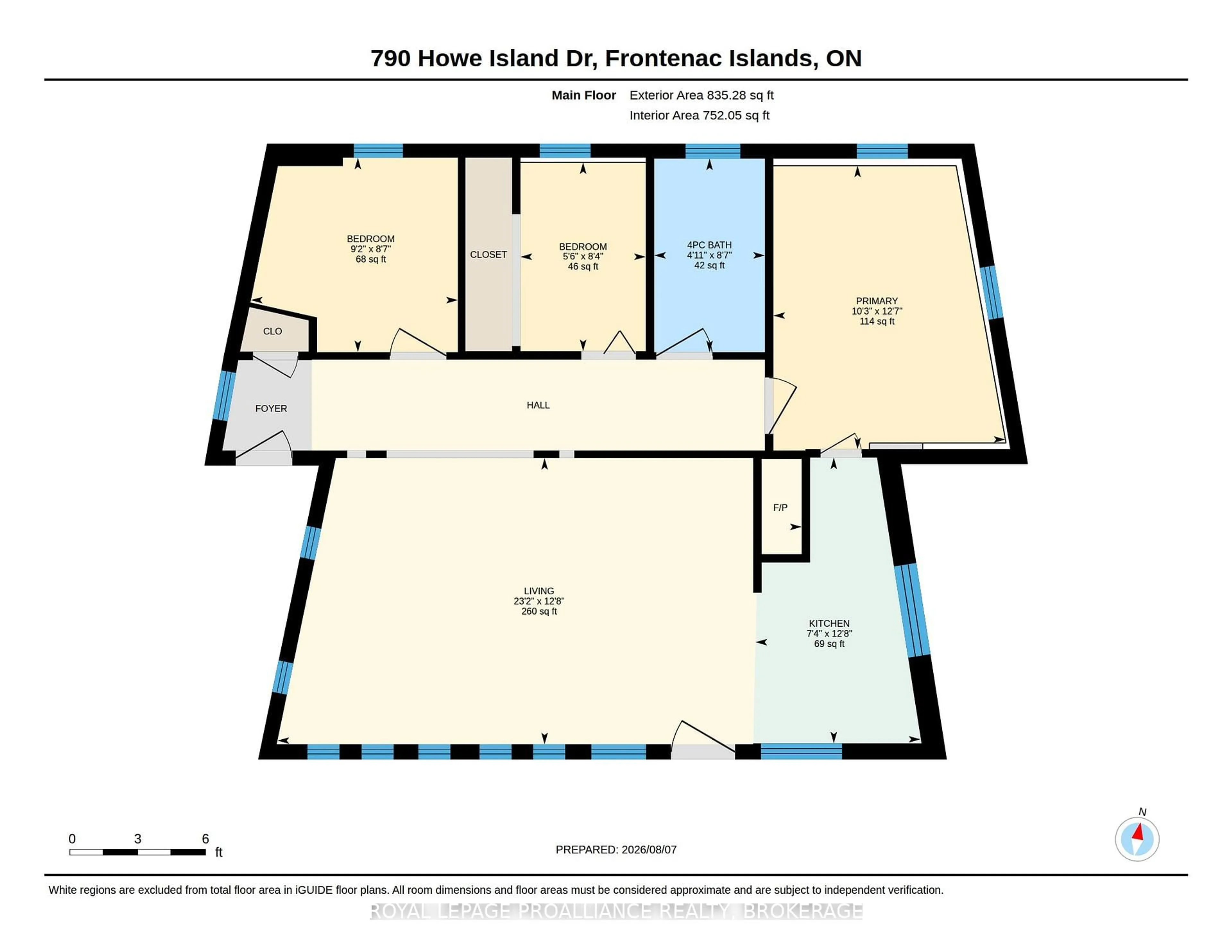 Floor plan for 790 Howe Island Dr, Gananoque Ontario K7G 2V6