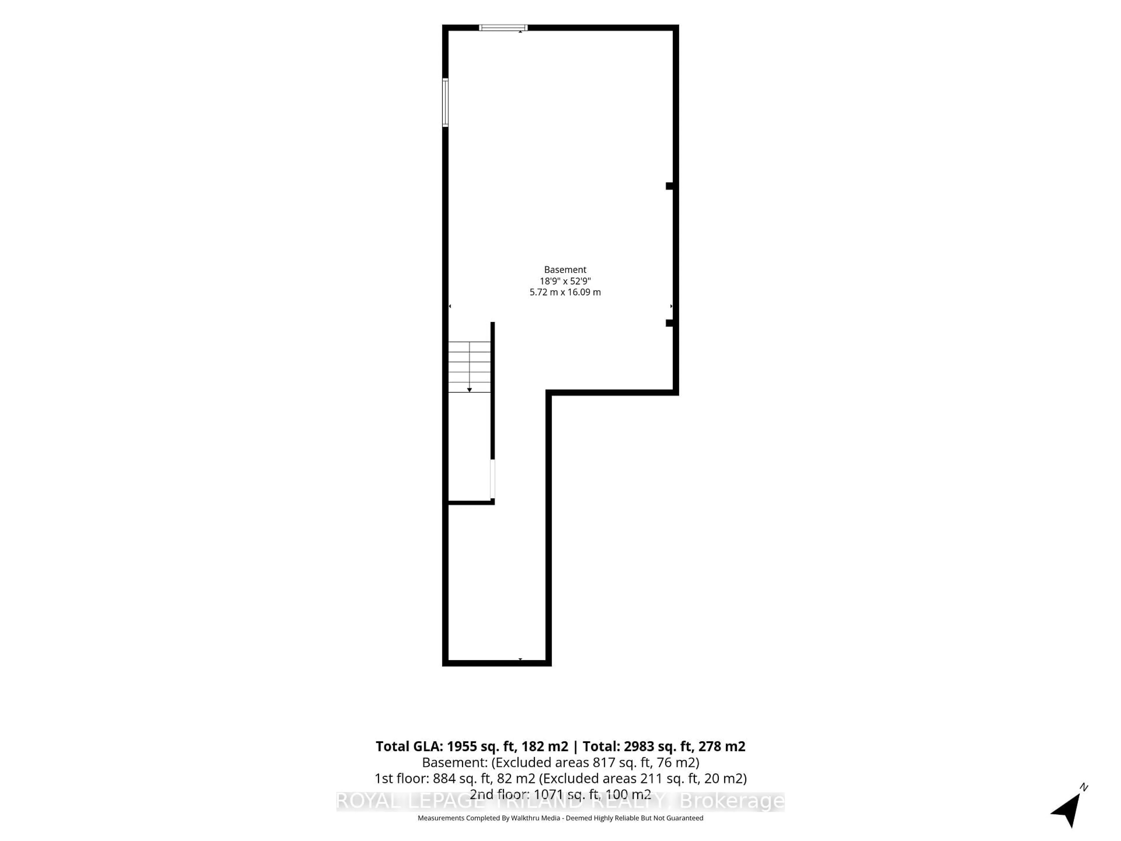 Floor plan for 101 Swales Ave #11, Strathroy-Caradoc Ontario N7G 0C1