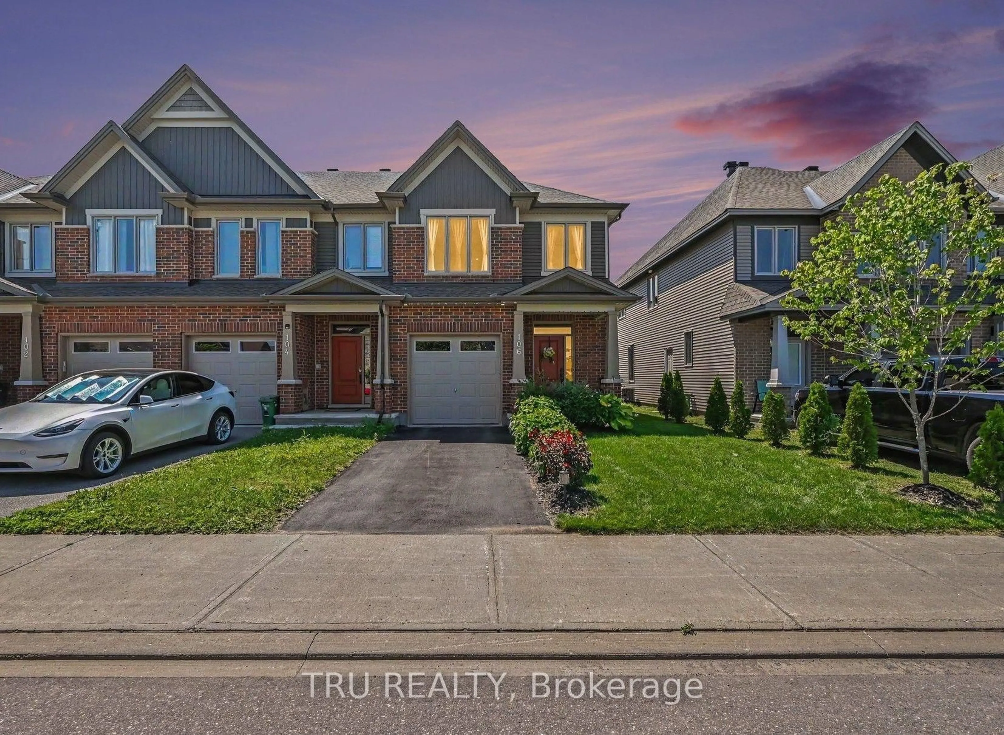 Home with brick exterior material, street for 106 Lavatera St, Ottawa Ontario K1T 0R7