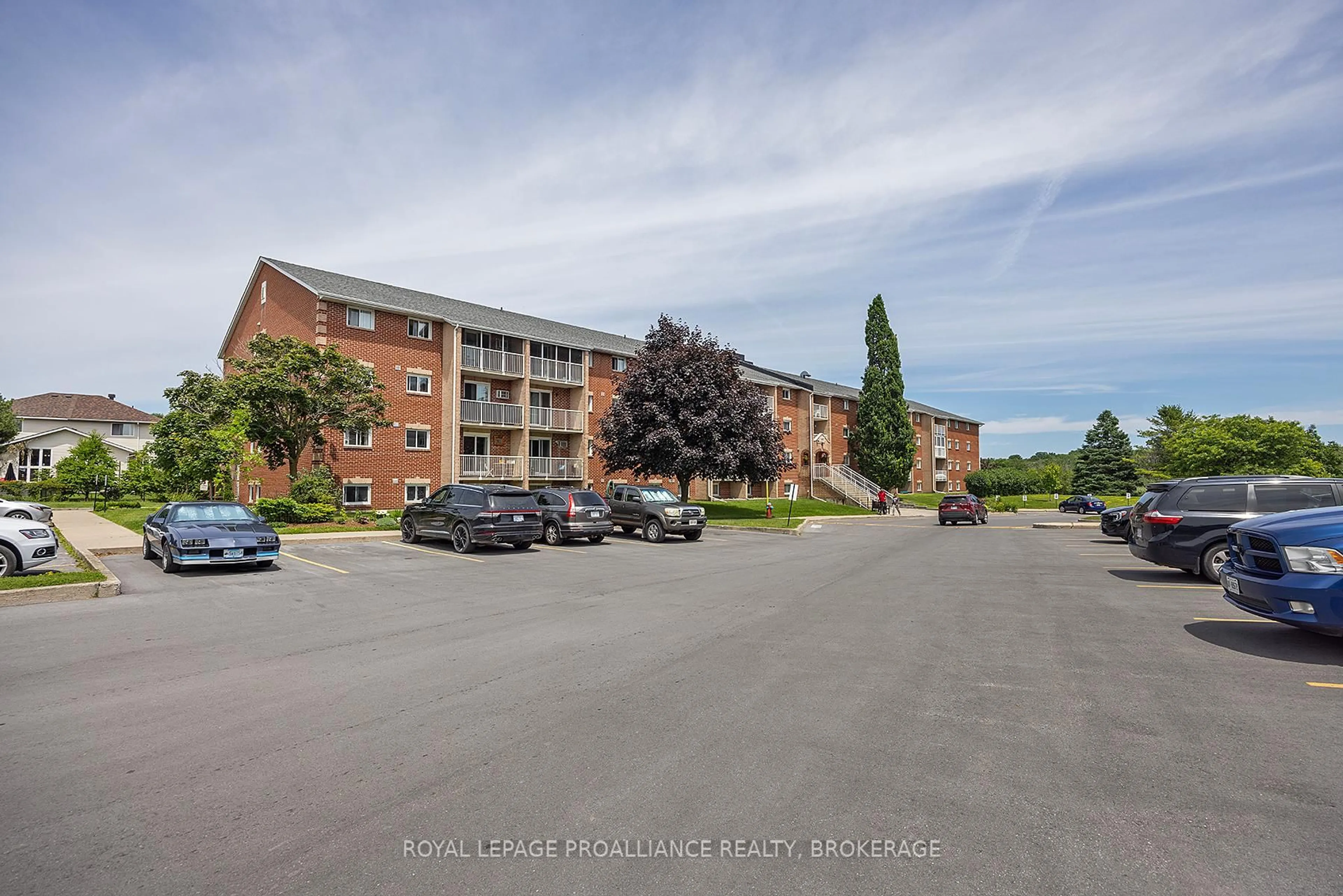 A pic from outside/outdoor area/front of a property/back of a property/a pic from drone, unknown for 580 Armstrong Rd #201, Kingston Ontario K7M 8M3
