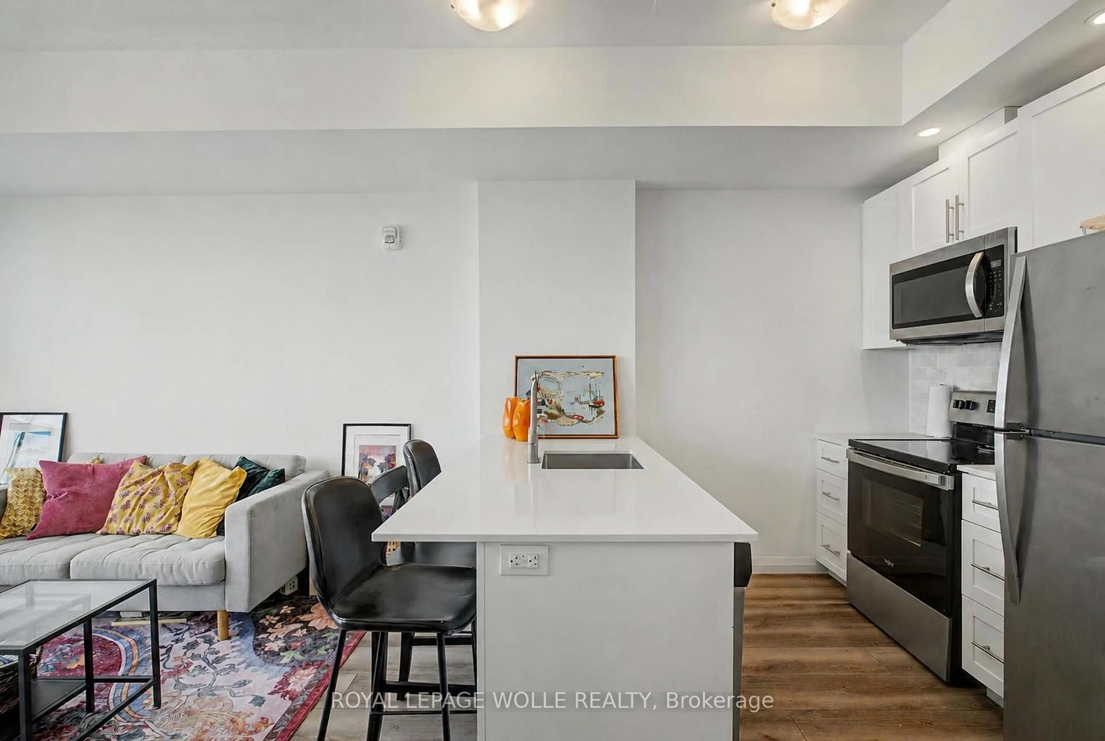 Open concept kitchen, unknown for 108 Garment St #2409, Kitchener Ontario N2G 0E2