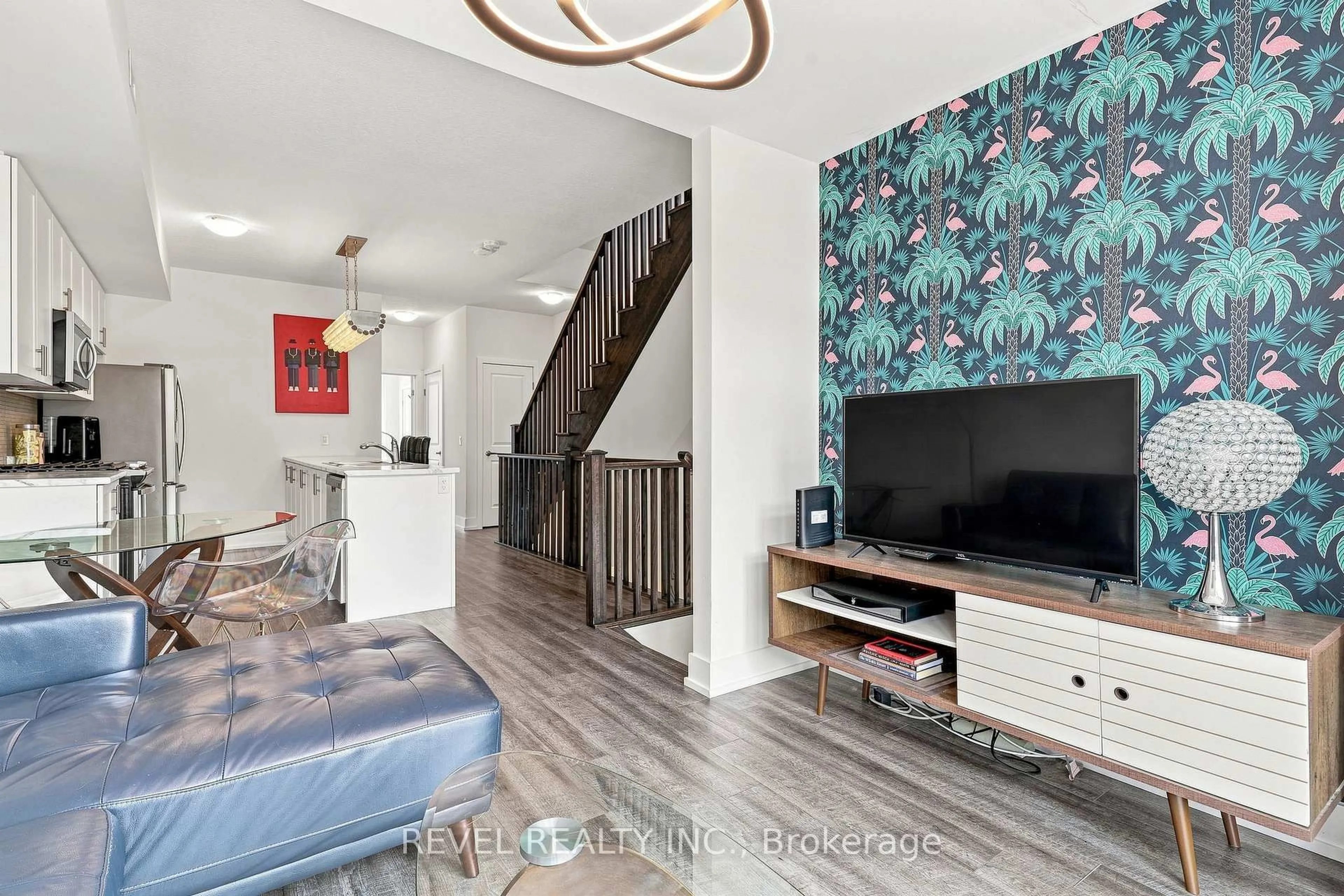 Living room with furniture, unknown for 261 Skinner Rd #23, Hamilton Ontario L8B 1W6