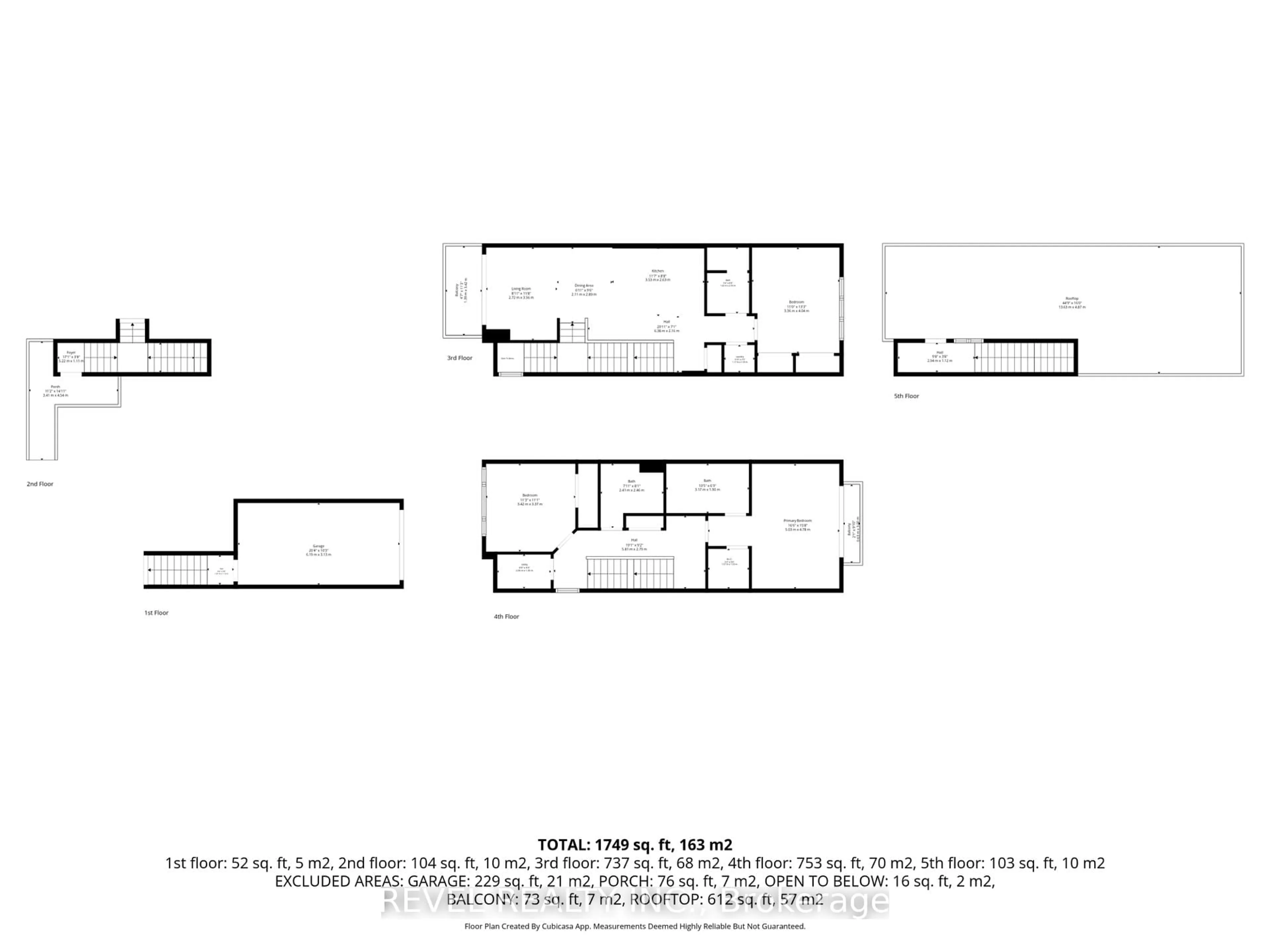 Floor plan for 261 Skinner Rd #23, Hamilton Ontario L8B 1W6