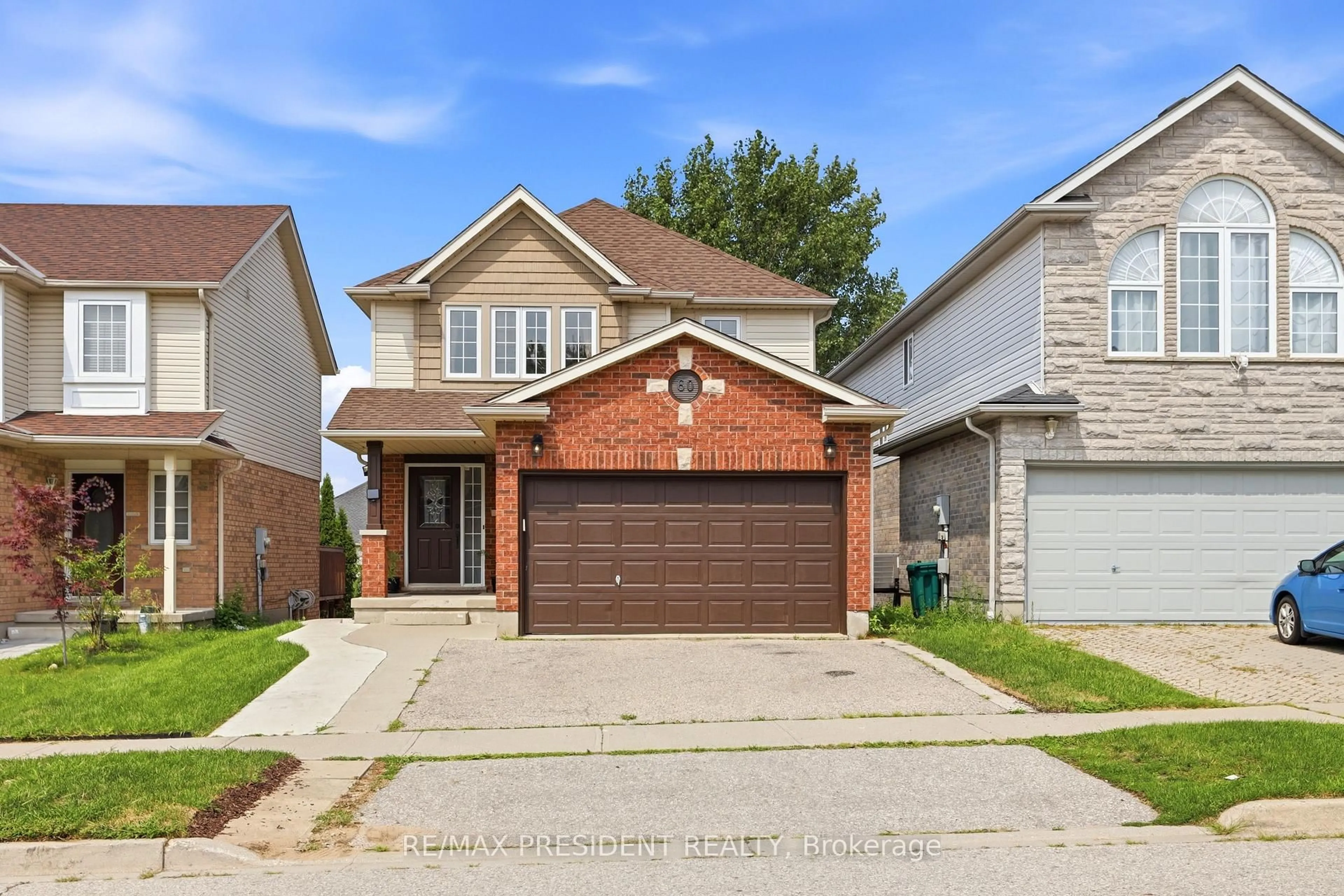 Home with brick exterior material, street for 60 Steepleridge St, Kitchener Ontario N2P 2W3