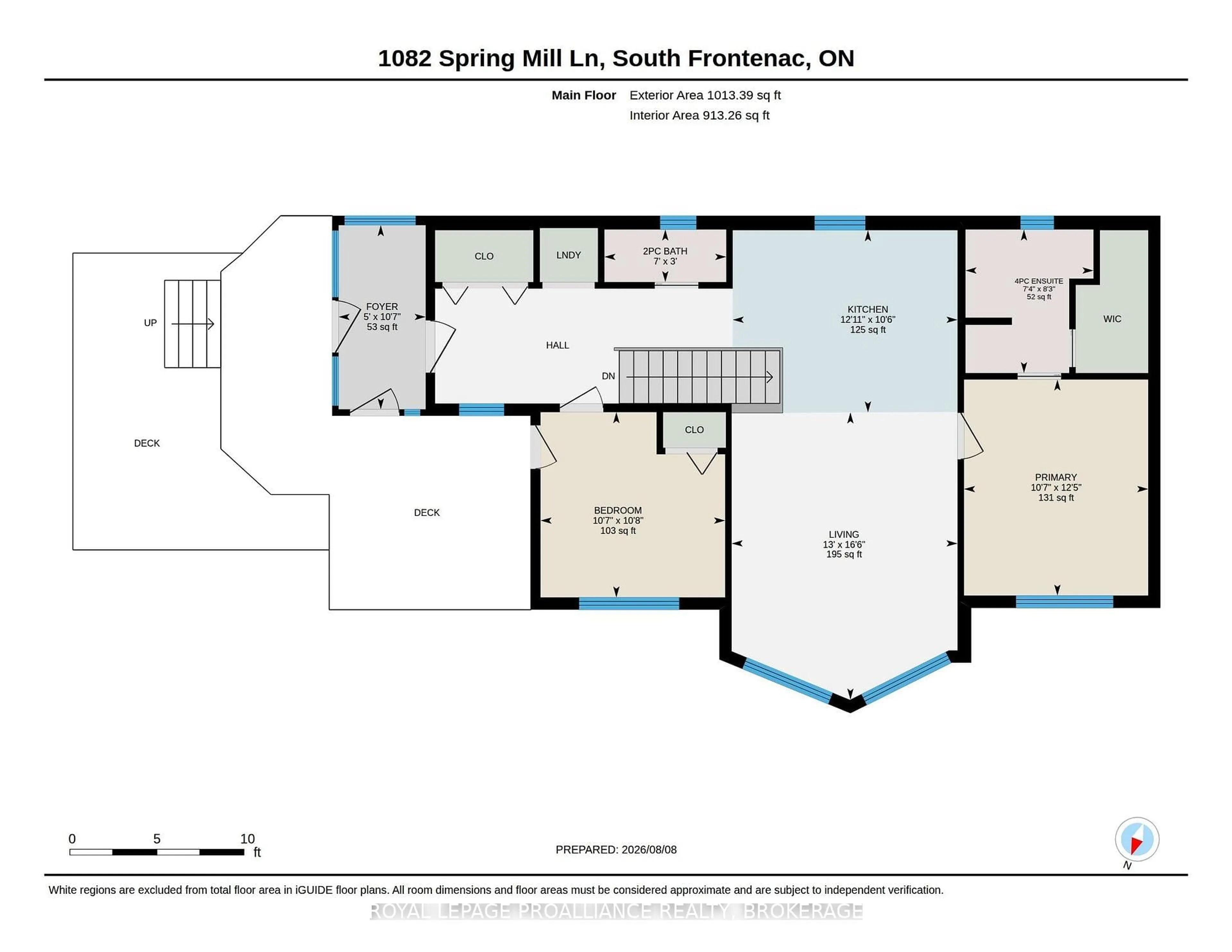 Floor plan for 1082 Spring Mill Lane, Perth Road, Perth Road Ontario K0H 2L0