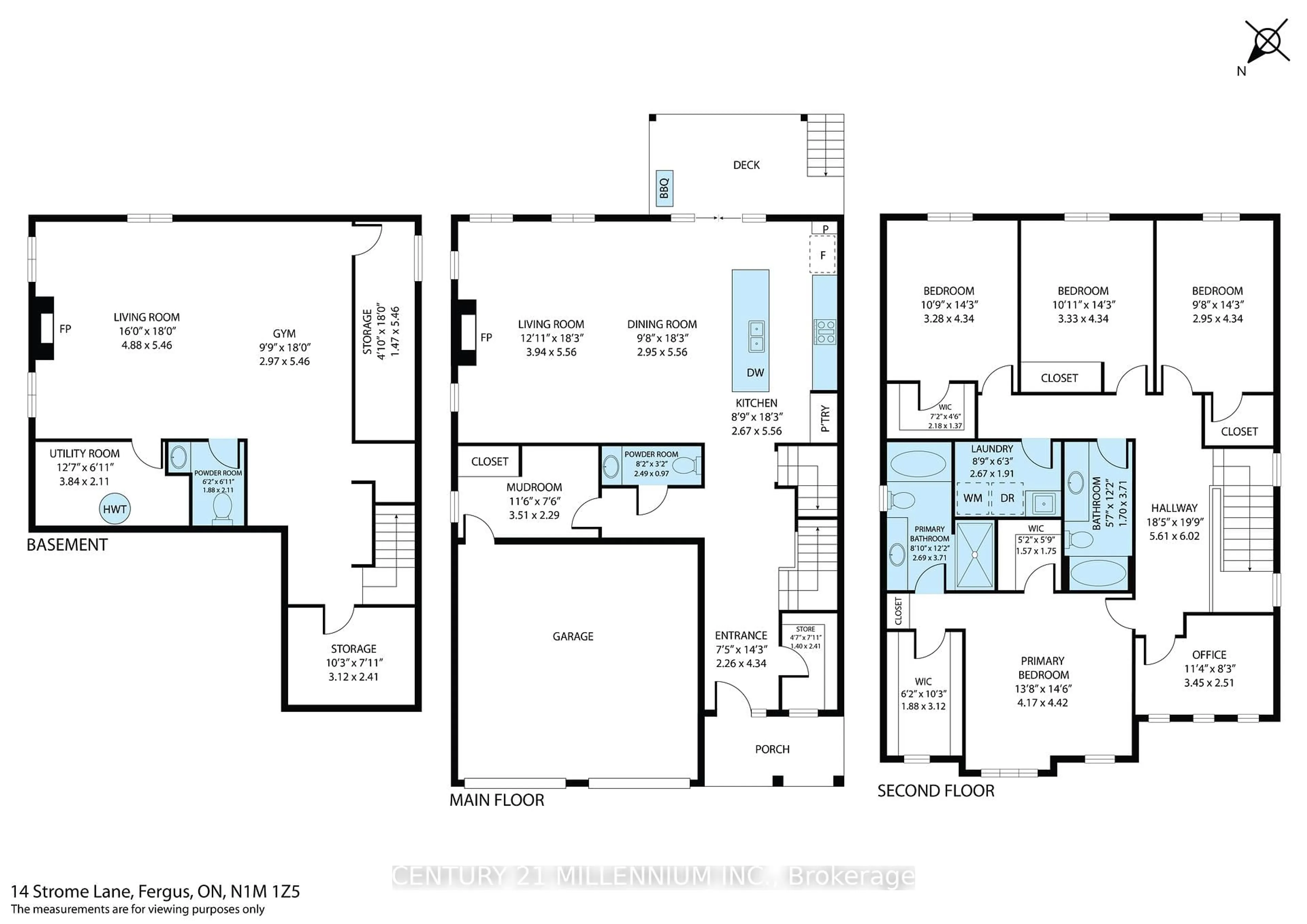 Floor plan for 14 Strome Lane, Centre Wellington Ontario N1M 1Z5