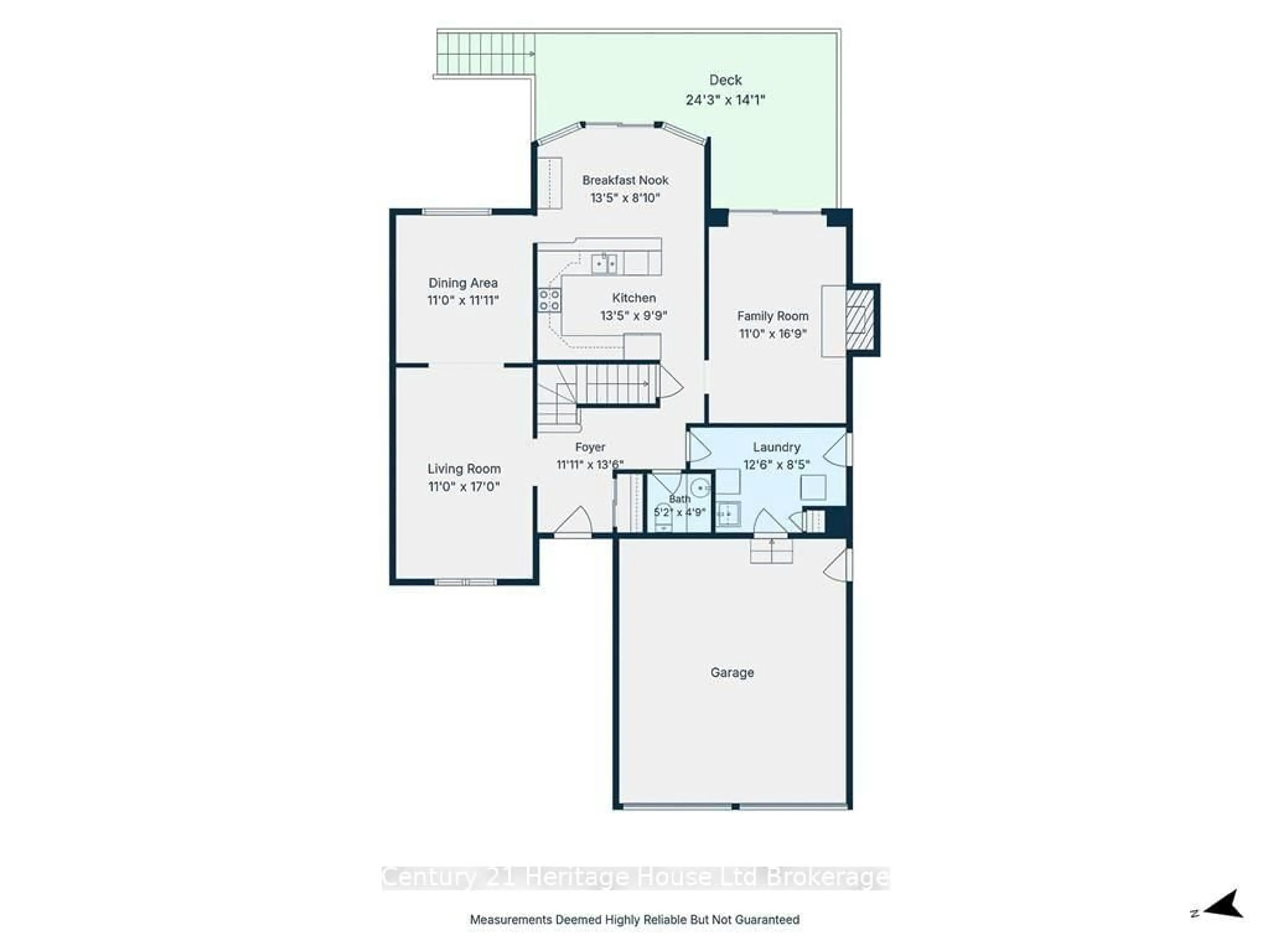 Floor plan for 243 Tatlock Crt, Waterloo Ontario N2L 5Y6