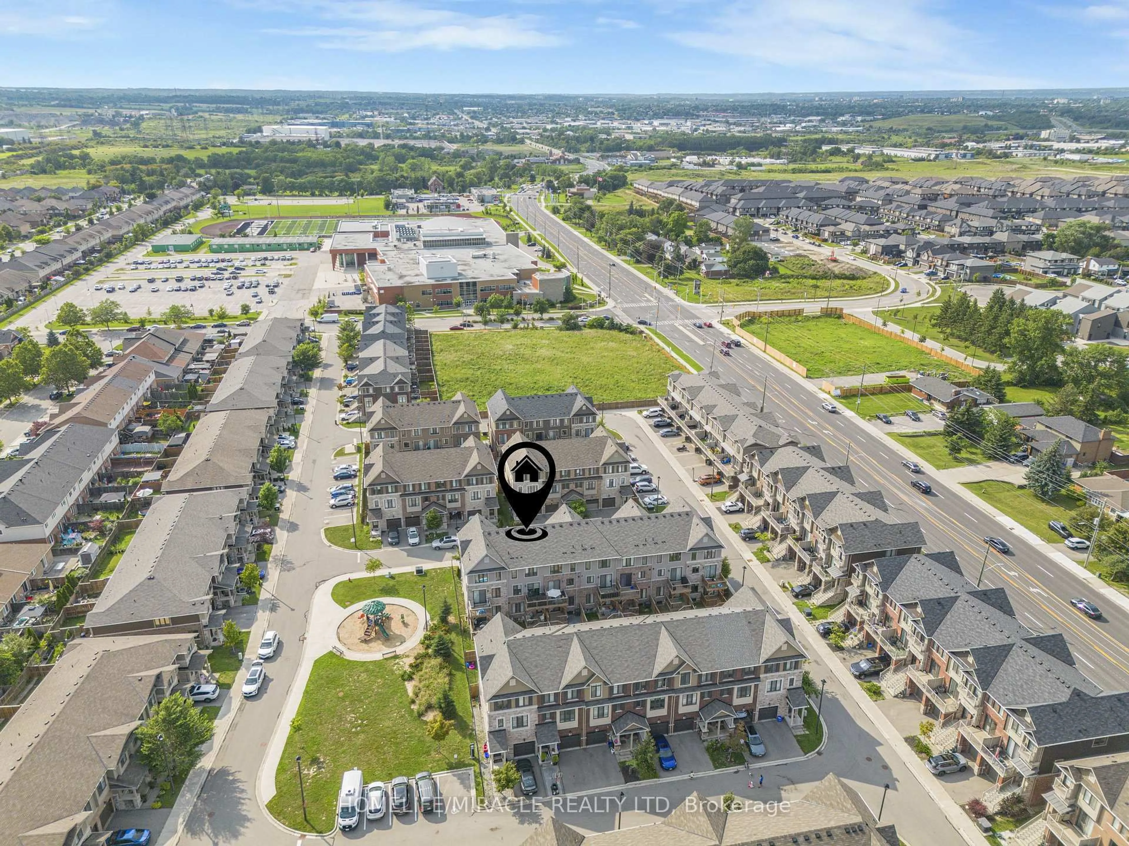 A pic from outside/outdoor area/front of a property/back of a property/a pic from drone, street for 1890 Rymal Rd #144, Hamilton Ontario L0R 1P0