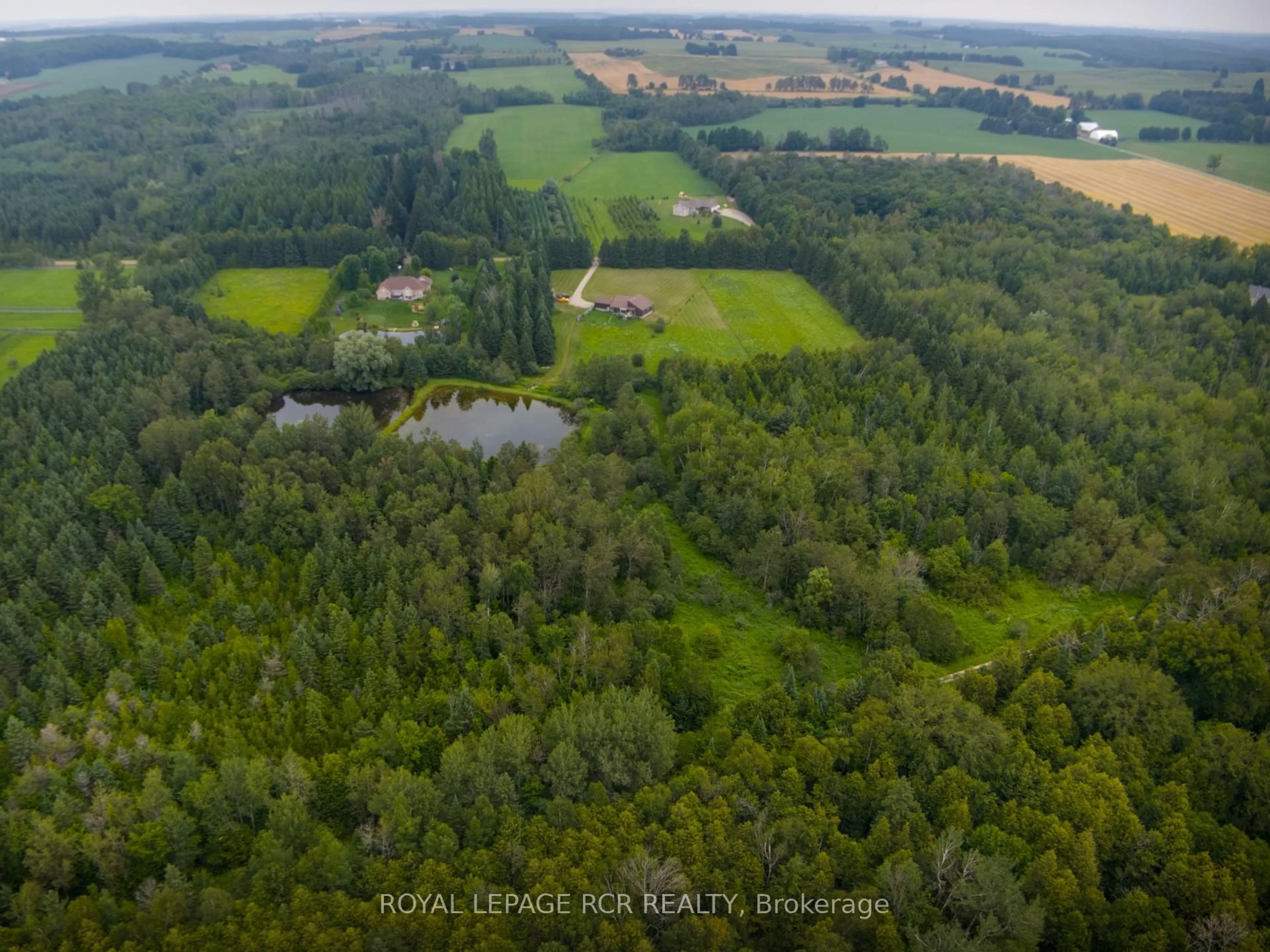 A pic from outside/outdoor area/front of a property/back of a property/a pic from drone, forest/trees view for 6066 4th Line, Erin Ontario L0N 1N0