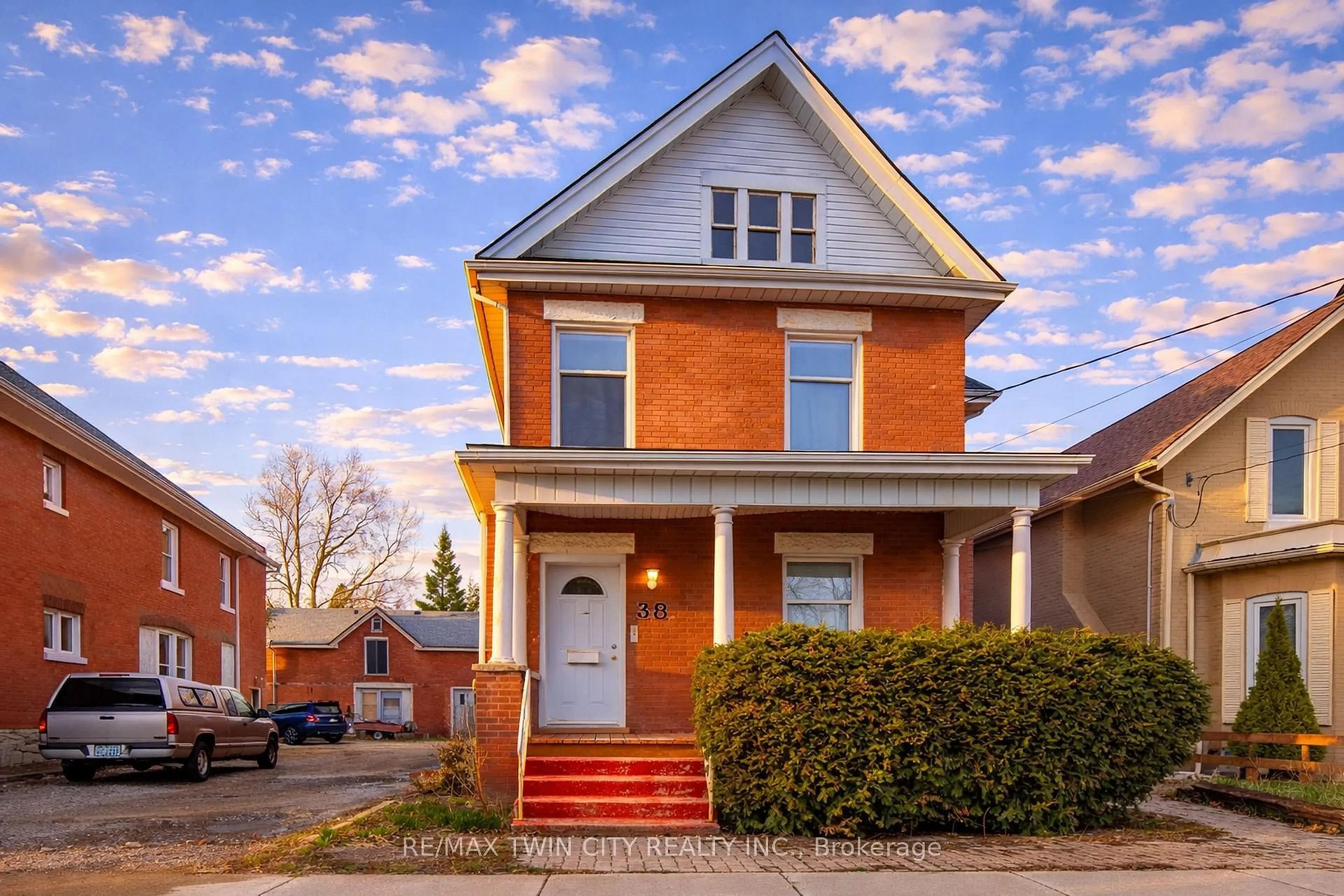 Home with brick exterior material, street for 38 Nelson St, Brantford Ontario N3T 2M8