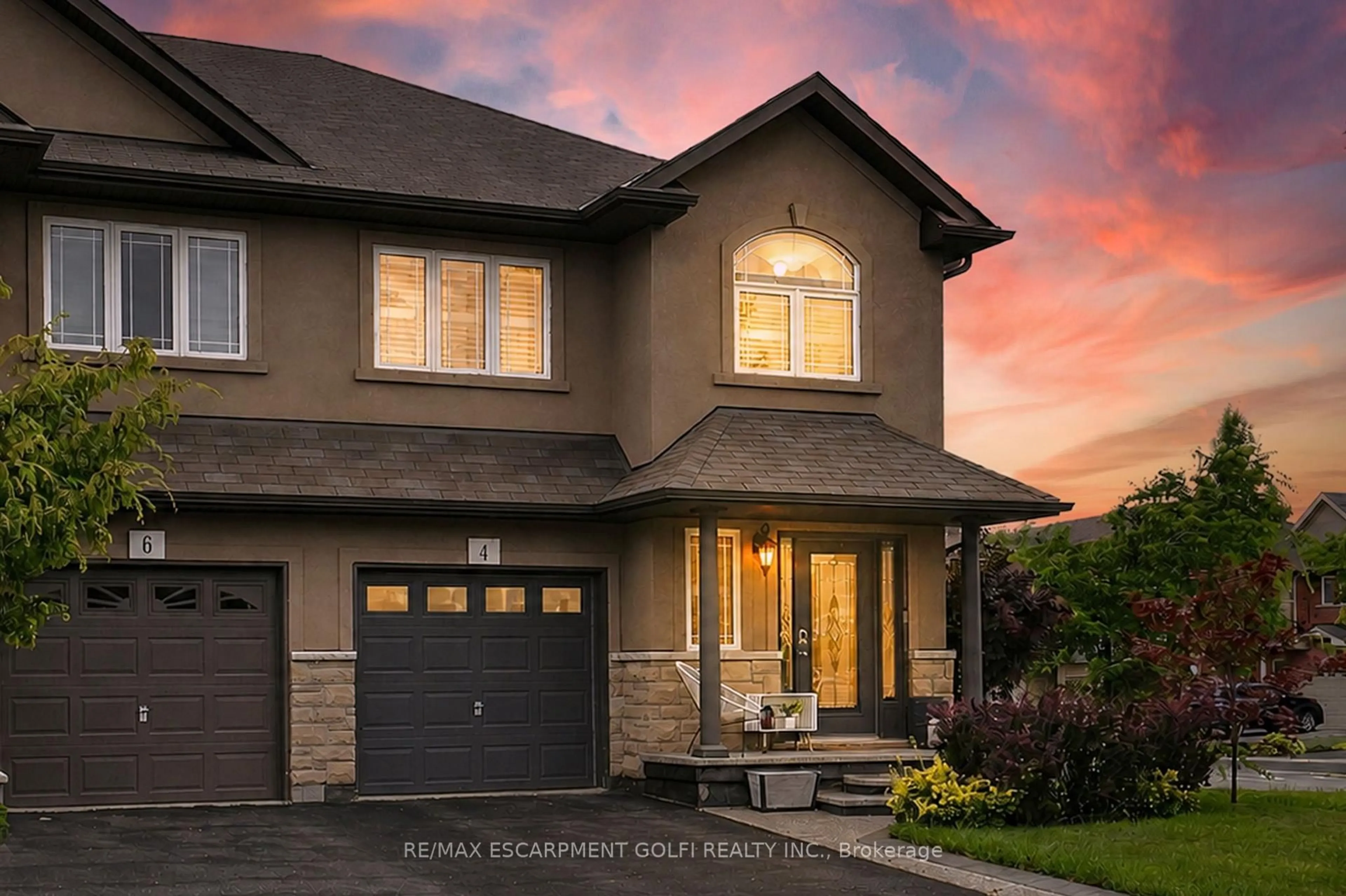 Home with vinyl exterior material, street for 4 Whitworth Terr, Hamilton Ontario L0R 1P0