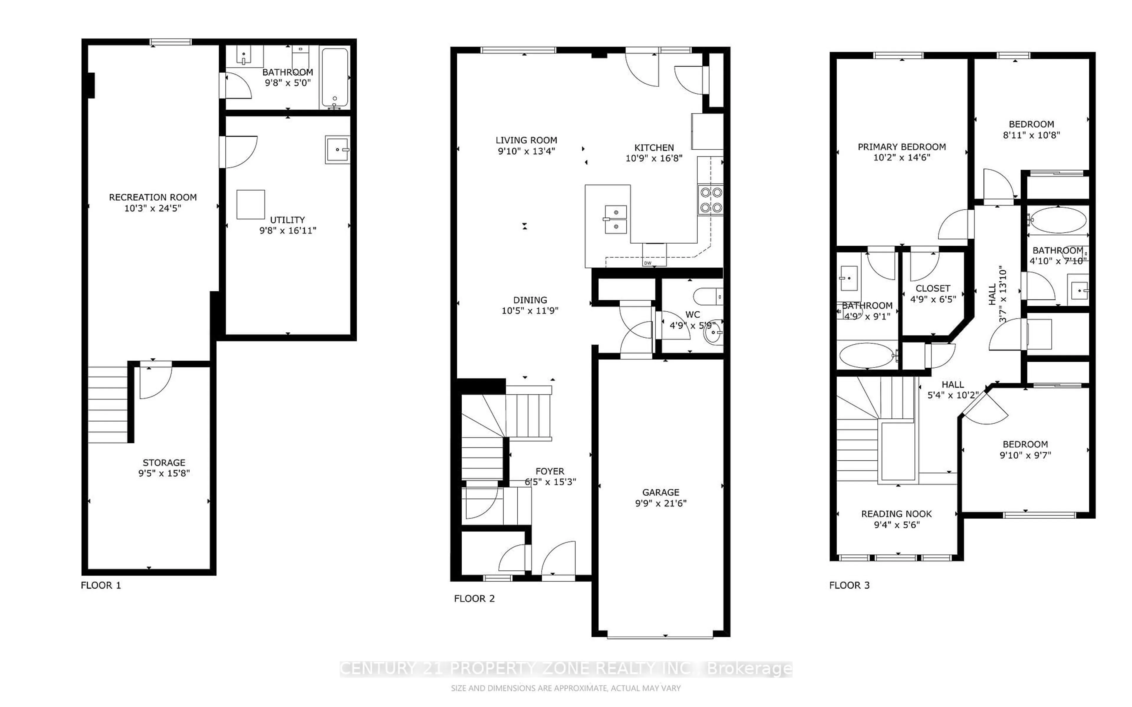 Floor plan for 1060 Curraglass Walk, Stittsville Ontario K2S 2A4