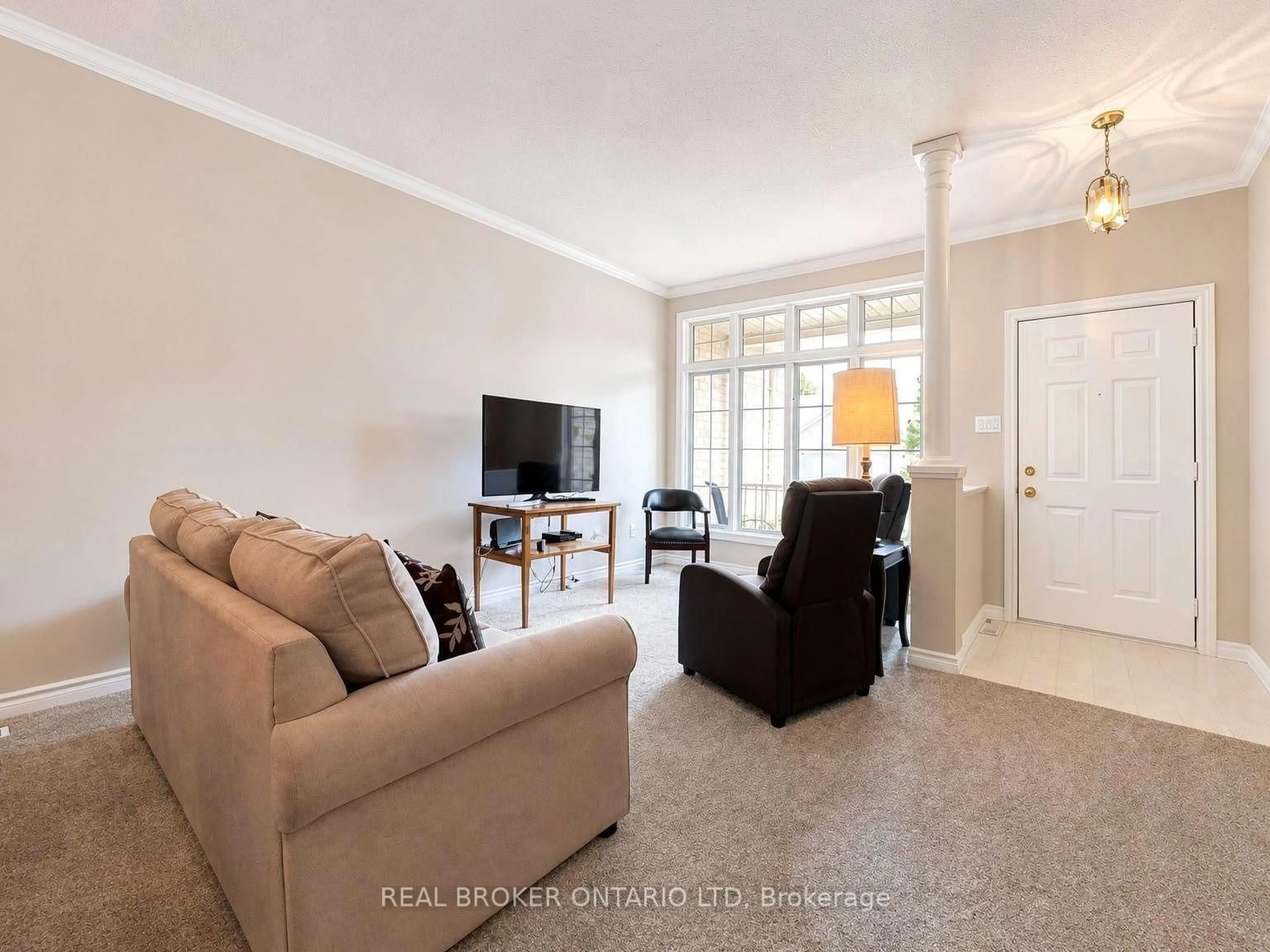 Living room with furniture, unknown for 7 Cadeau Terr #9, London South Ontario N6K 4S8
