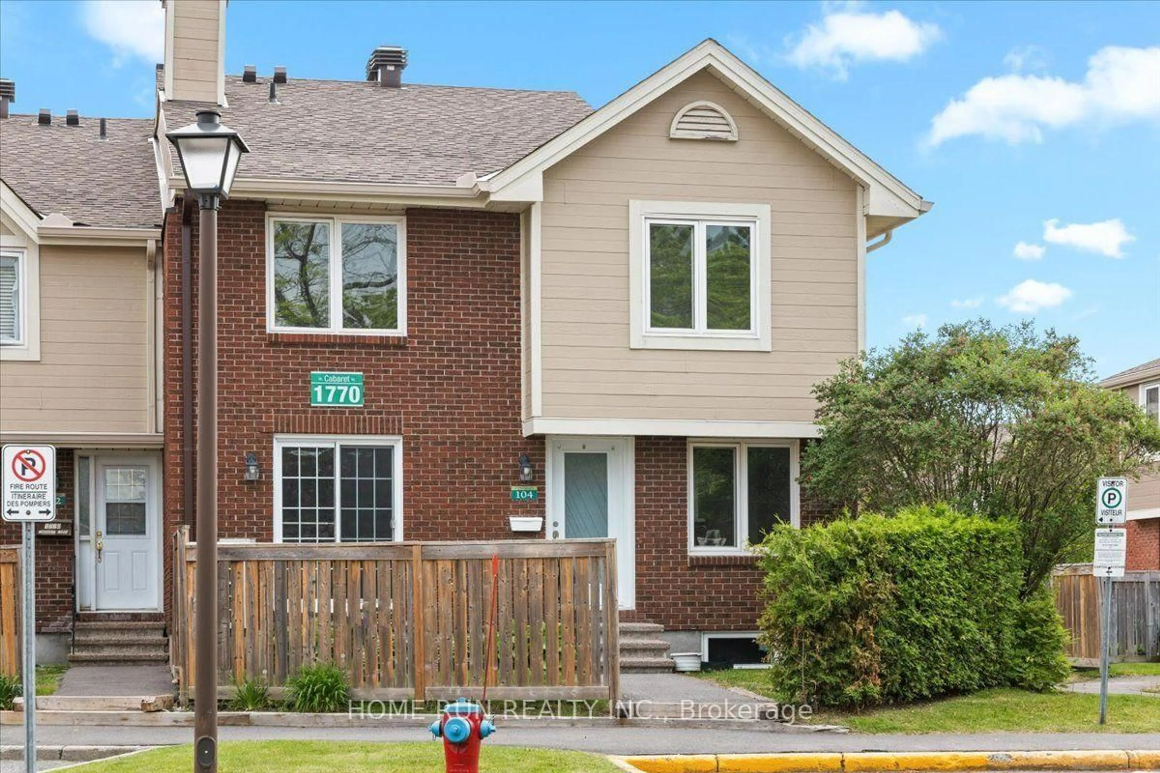 Home with brick exterior material, street for 1770 Cabaret Lane #104, Orleans Ontario K4A 2G1