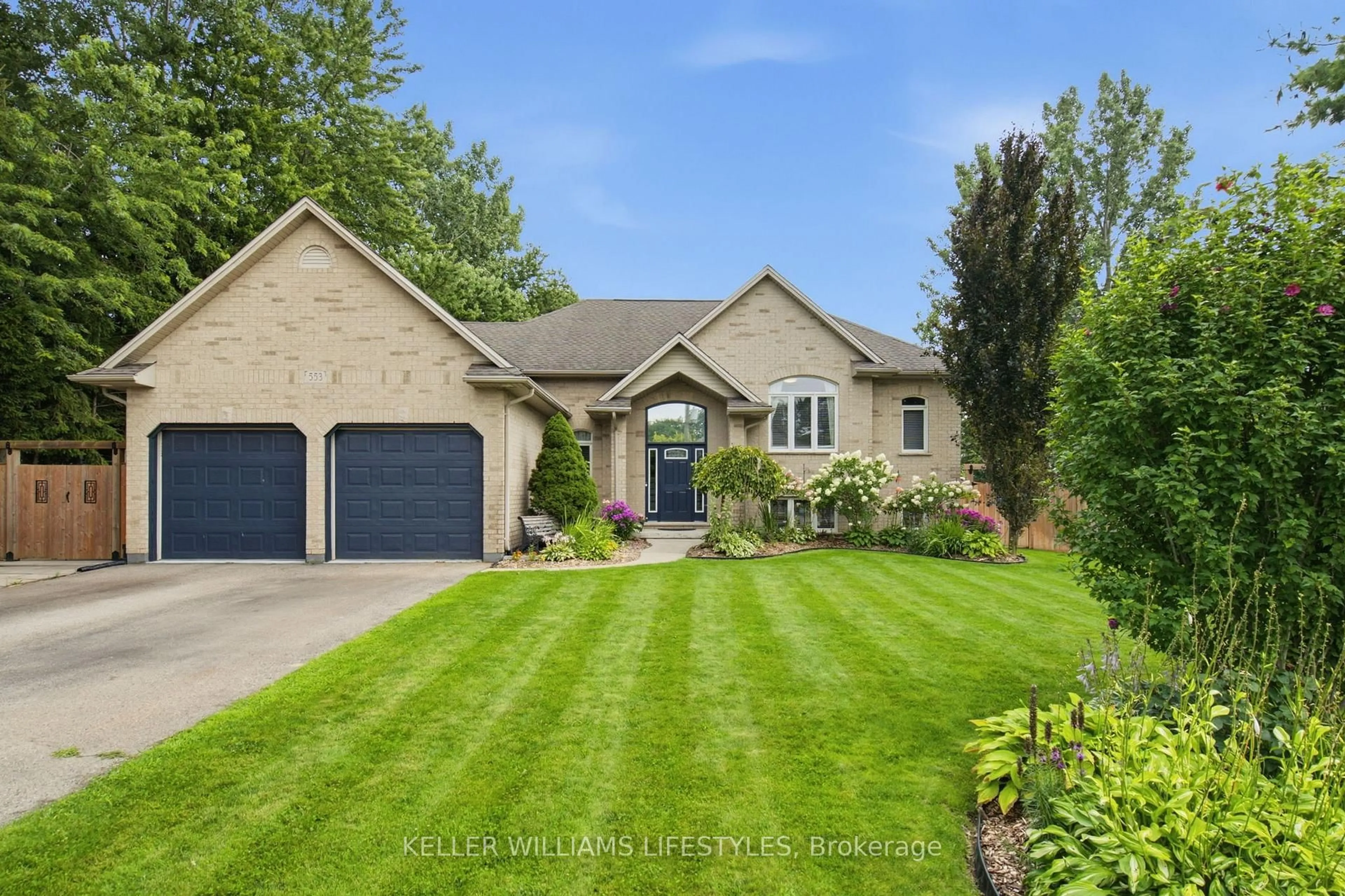 Home with brick exterior material, street for 553 Juliana Dr, Strathroy-Caradoc Ontario N0L 1W0