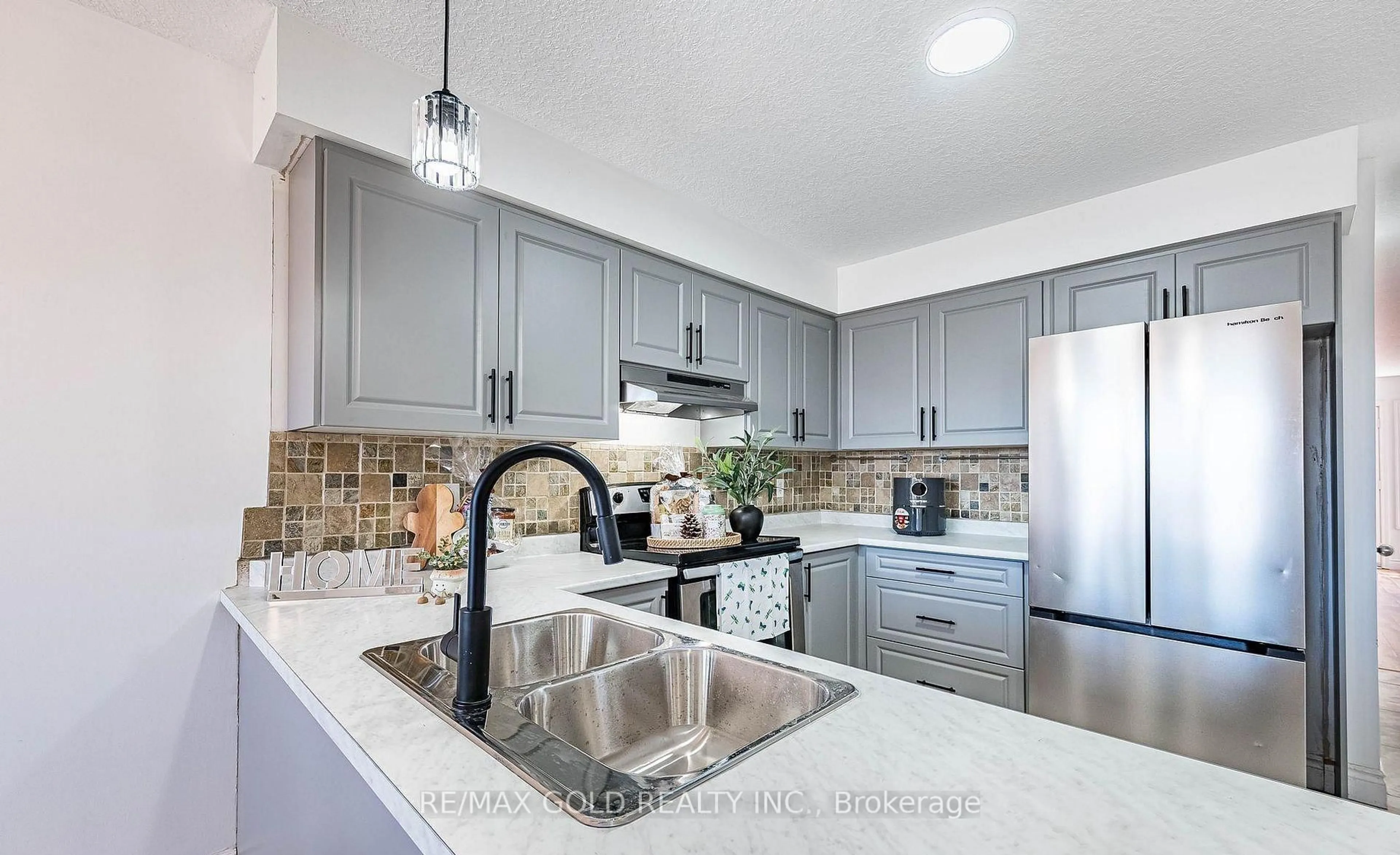 Contemporary kitchen, ceramic/tile floor for 50 Howe Dr #5A, Kitchener Ontario N2E 0A3
