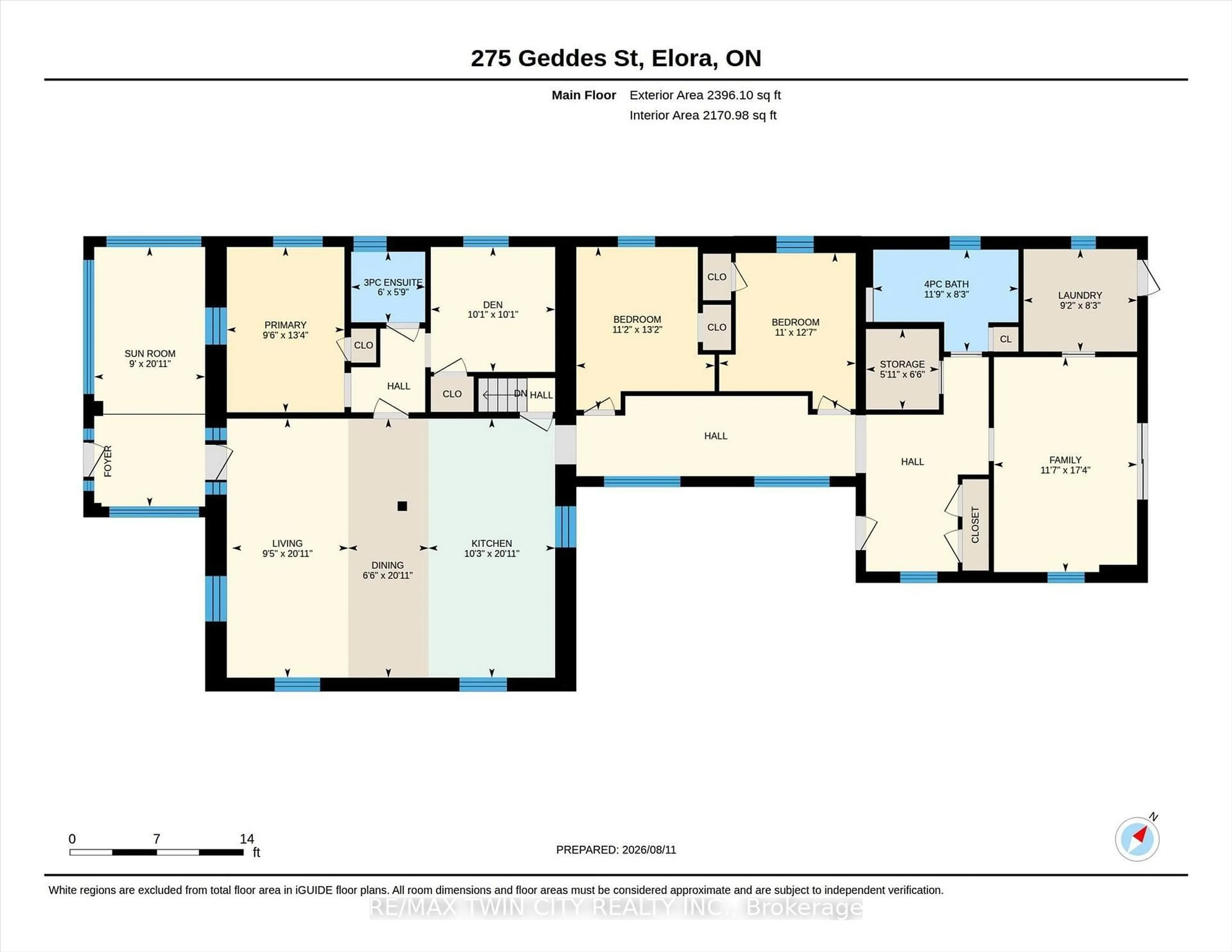 Floor plan for 275 Geddes St, Centre Wellington Ontario N0B 1S0