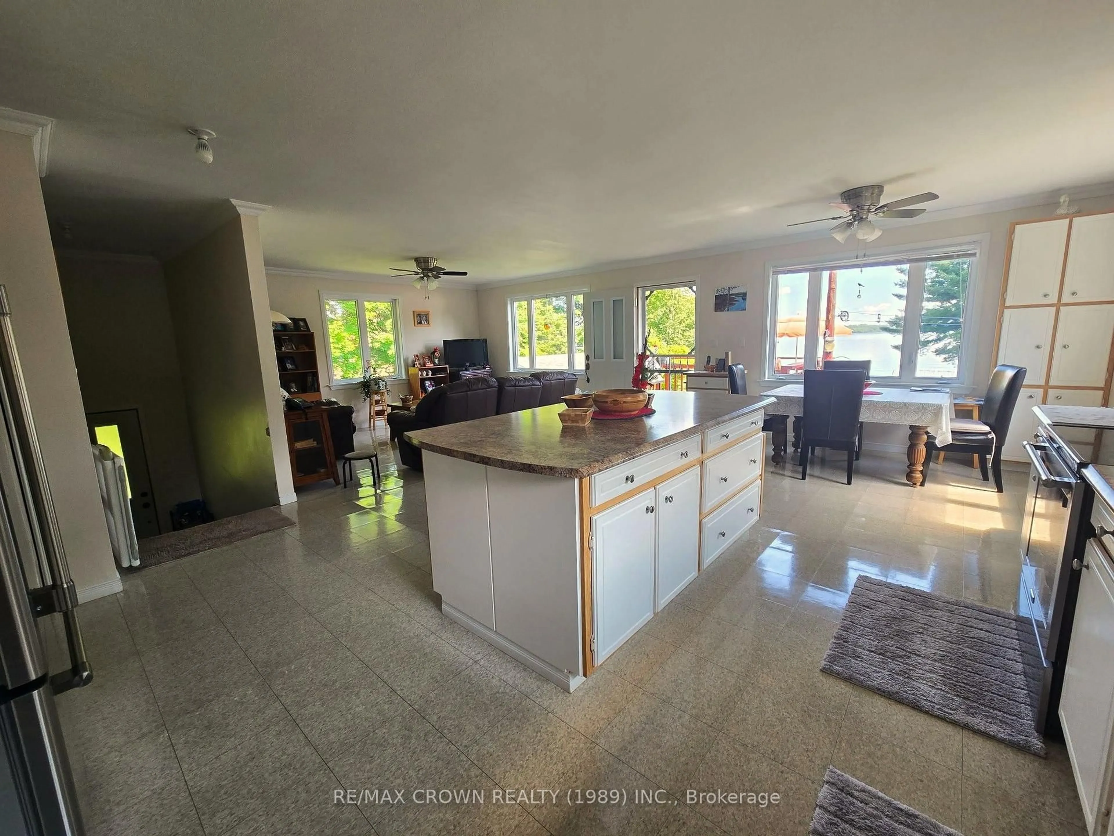 Open concept kitchen, unknown for 47 Sandy Point Rd, West Nipissing Ontario P0H 1L0