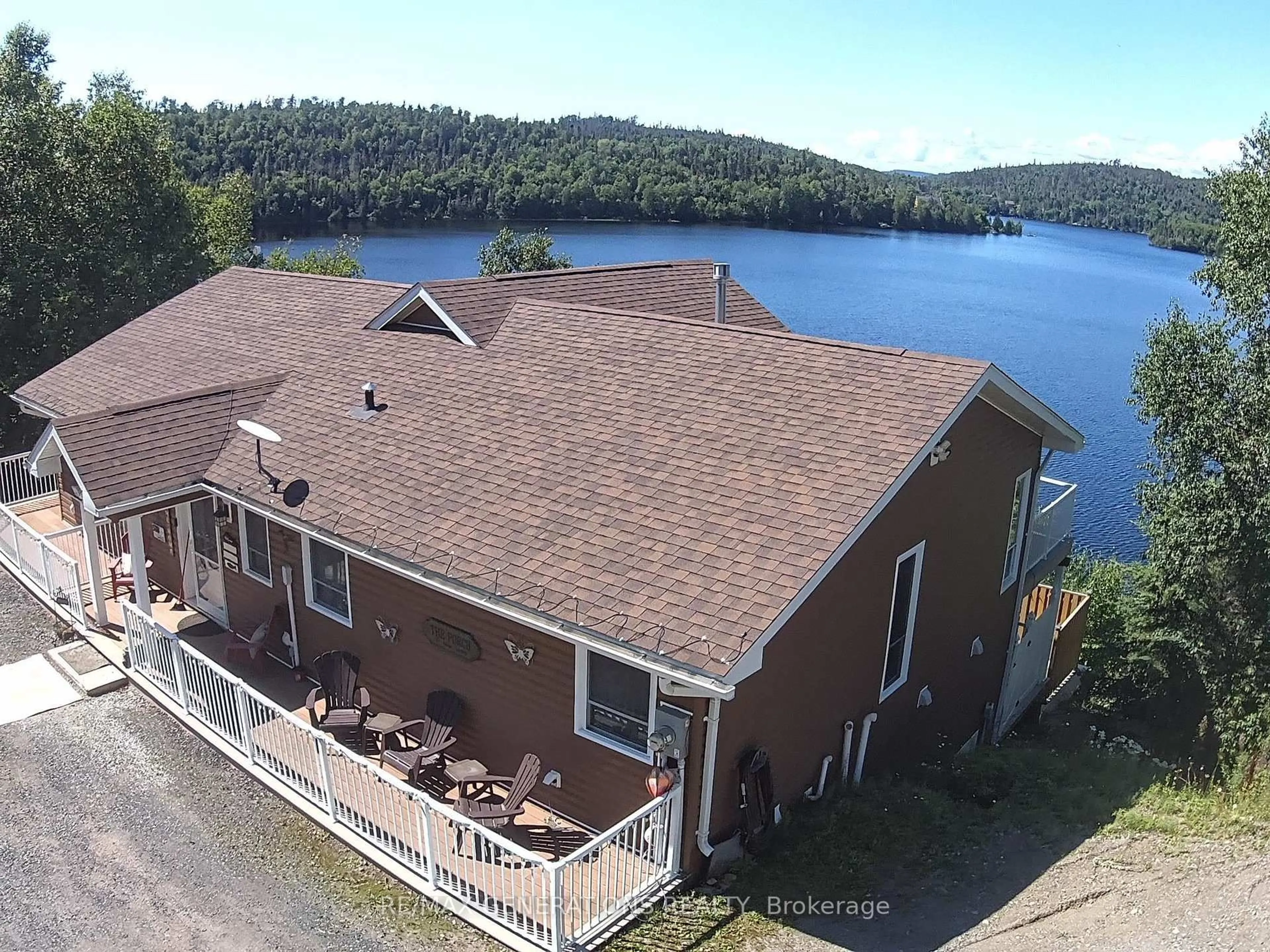 A pic from outside/outdoor area/front of a property/back of a property/a pic from drone, water/lake/river/ocean view for LOT 10 WHITESAND LAKE Rd, Schreiber Ontario P0T 2S0