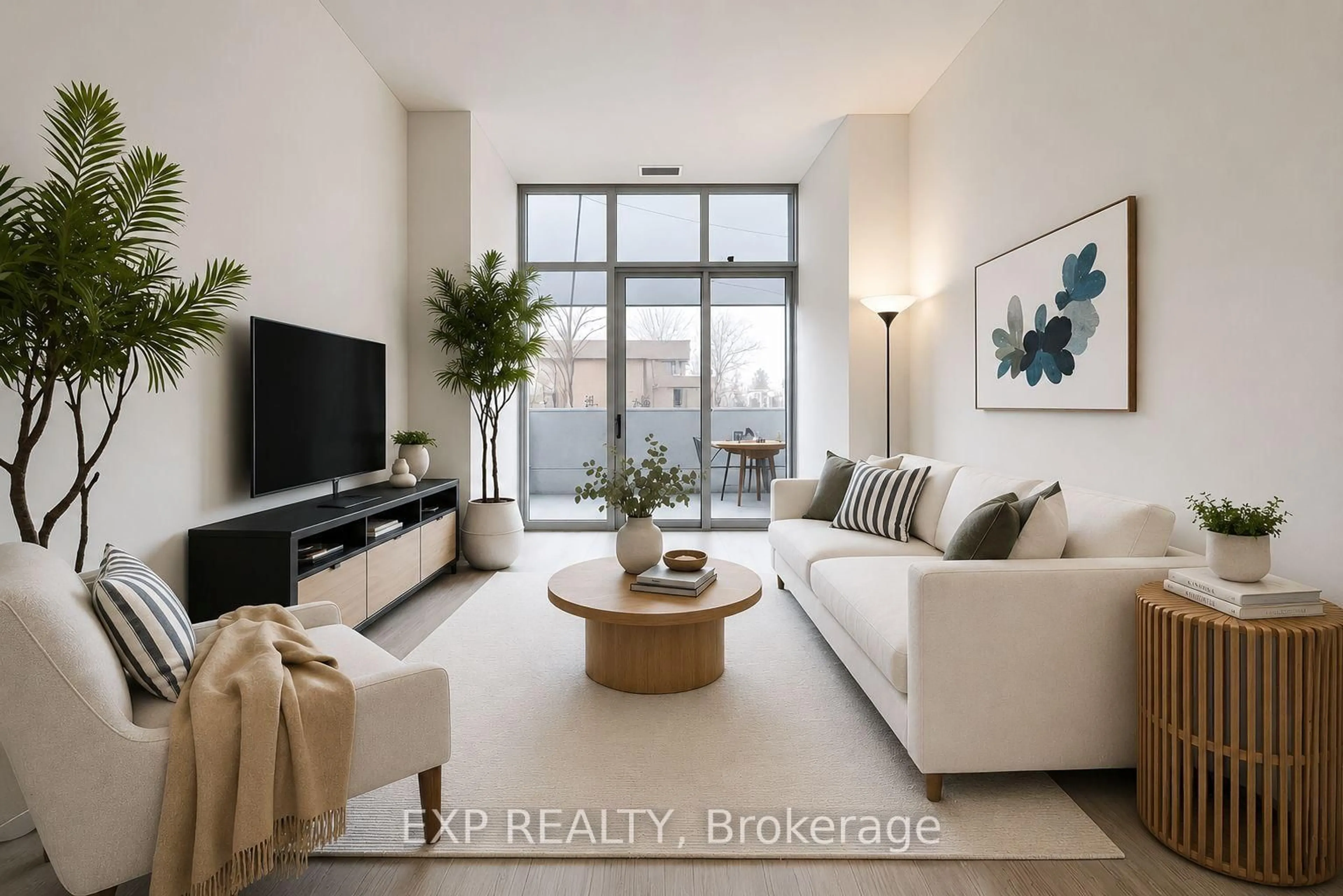 Living room with furniture, unknown for 2750 King St #102, Hamilton Ontario L8G 0B8
