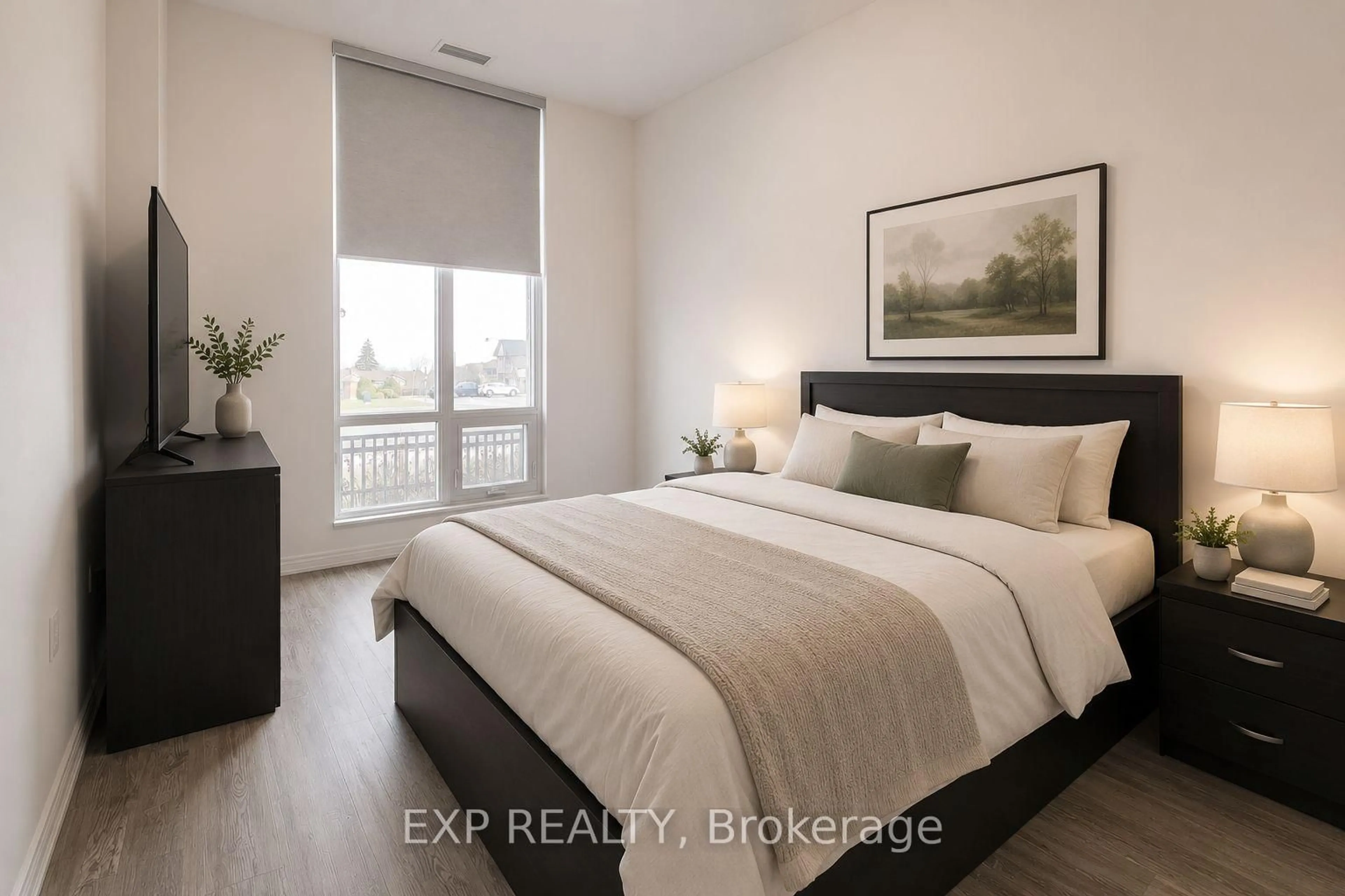 Bedroom with bed, unknown for 2750 King St #102, Hamilton Ontario L8G 0B8