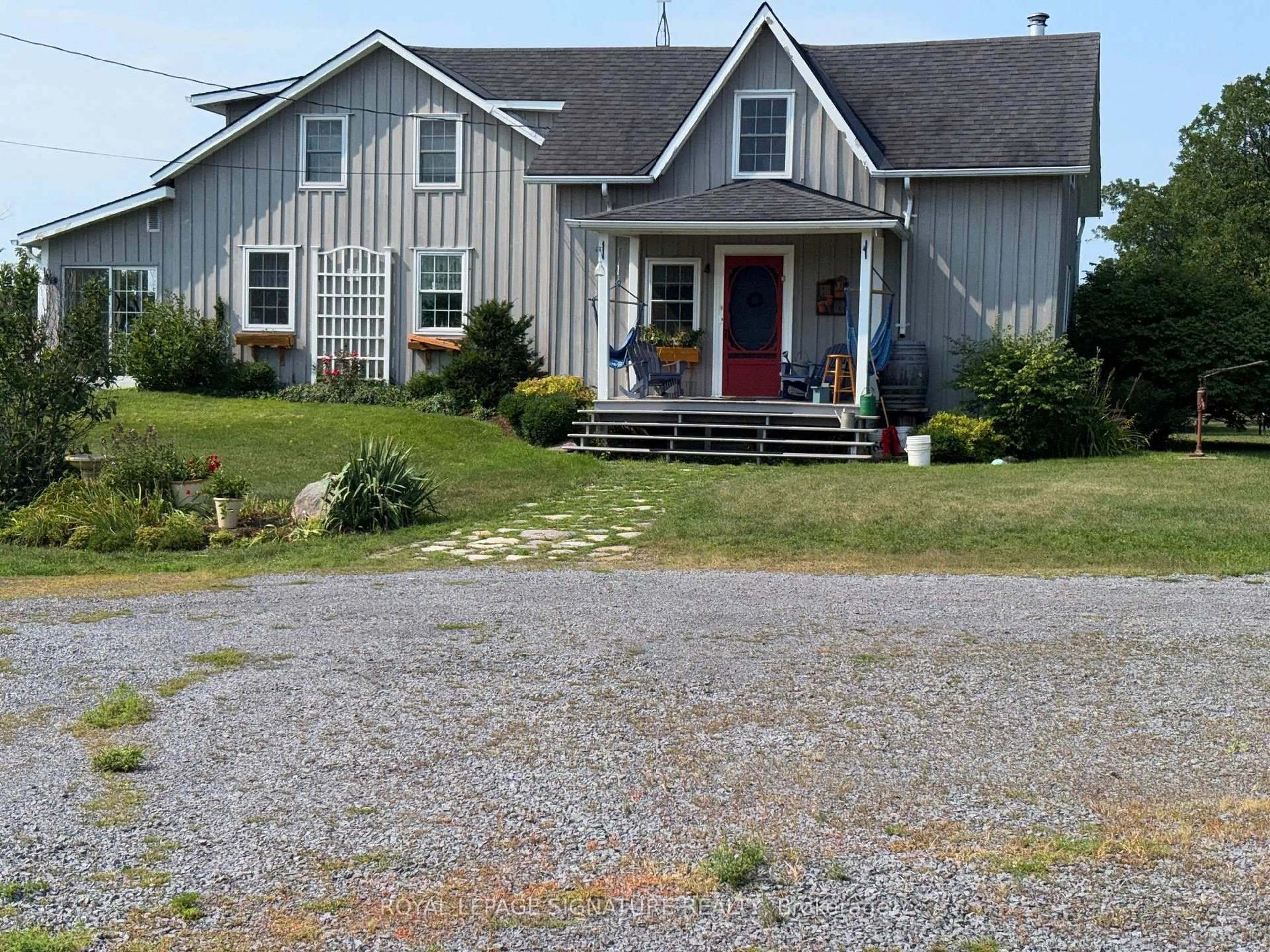 A pic from outside/outdoor area/front of a property/back of a property/a pic from drone, unknown for 6508 COUNTY ROAD 9, Napanee Ontario K7R 3K8