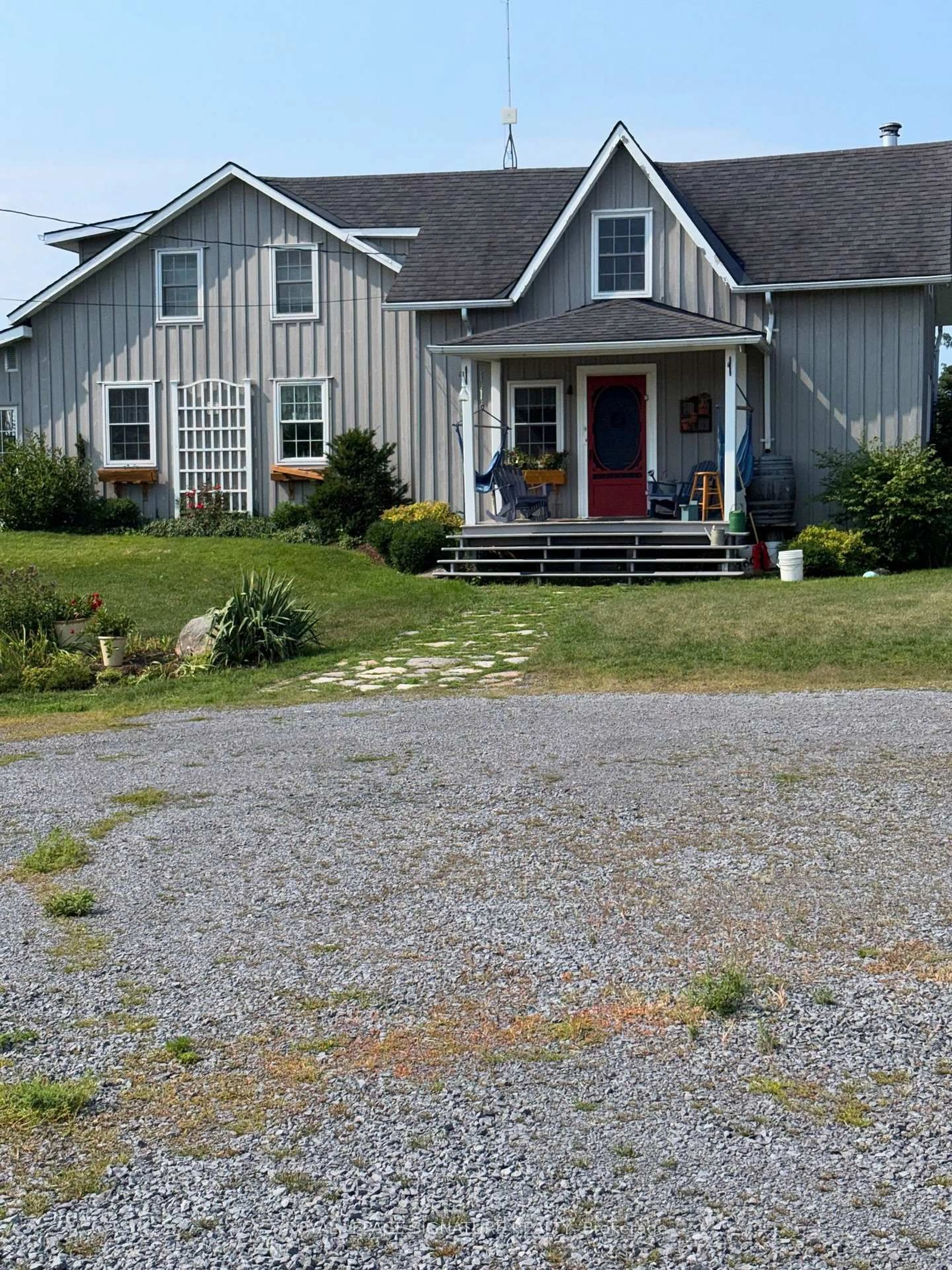 A pic from outside/outdoor area/front of a property/back of a property/a pic from drone, unknown for 6508 COUNTY ROAD 9, Napanee Ontario K7R 3K8