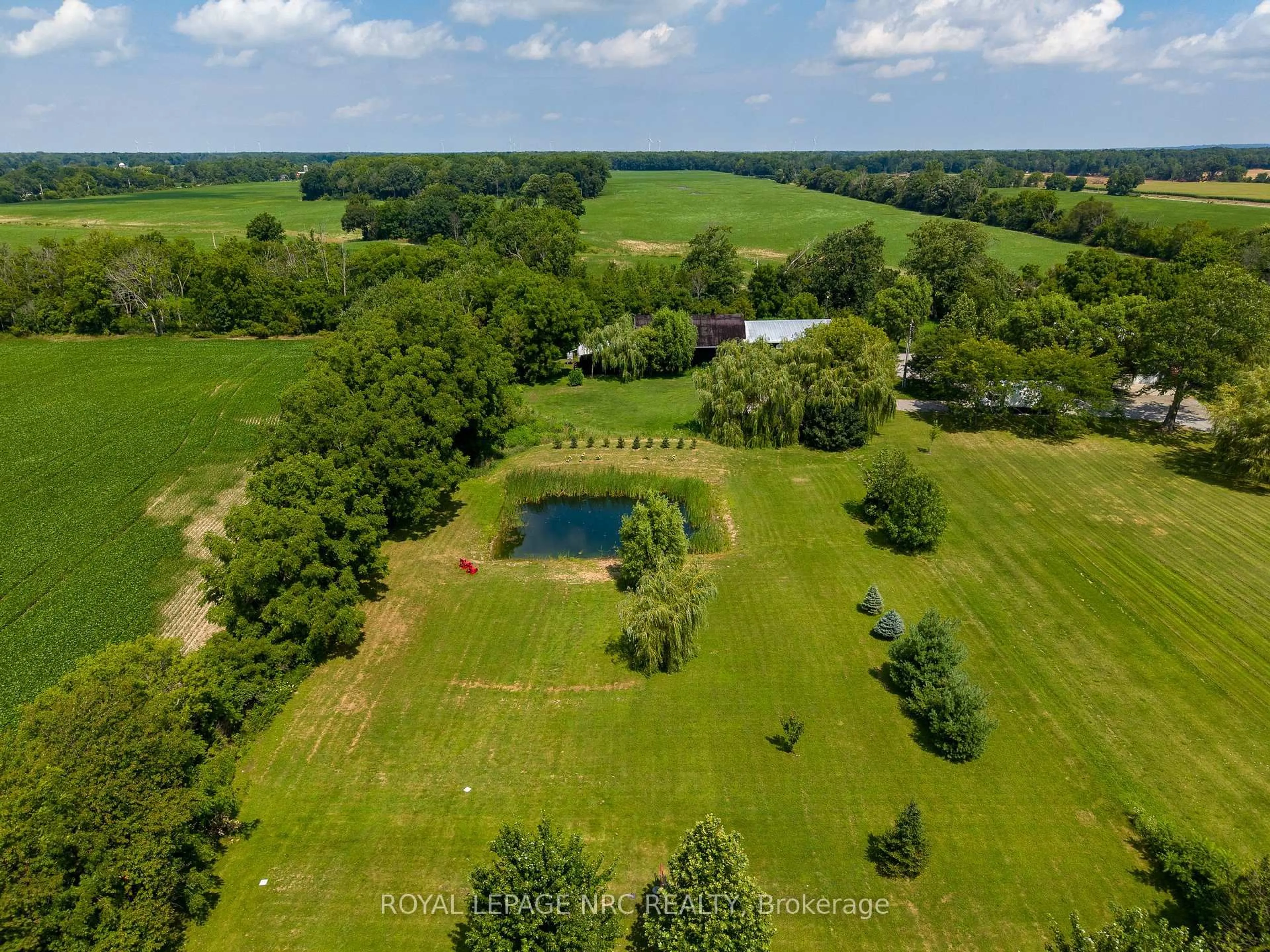 A pic from outside/outdoor area/front of a property/back of a property/a pic from drone, water/lake/river/ocean view for 42846 3 Highway, Wainfleet Ontario L0S 1V0