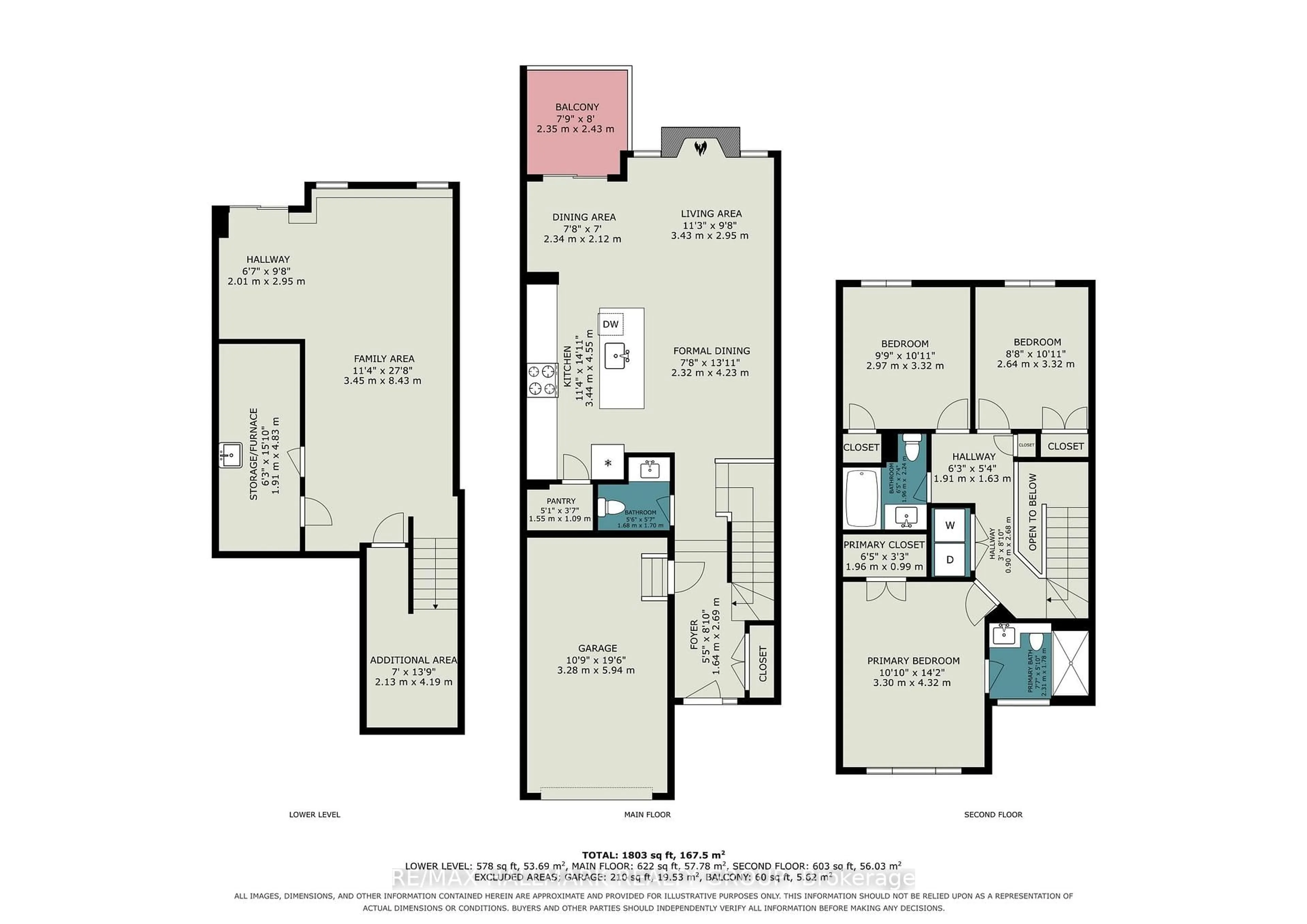 Floor plan for 52 Porter St, Stittsville Ontario K2S 2L9