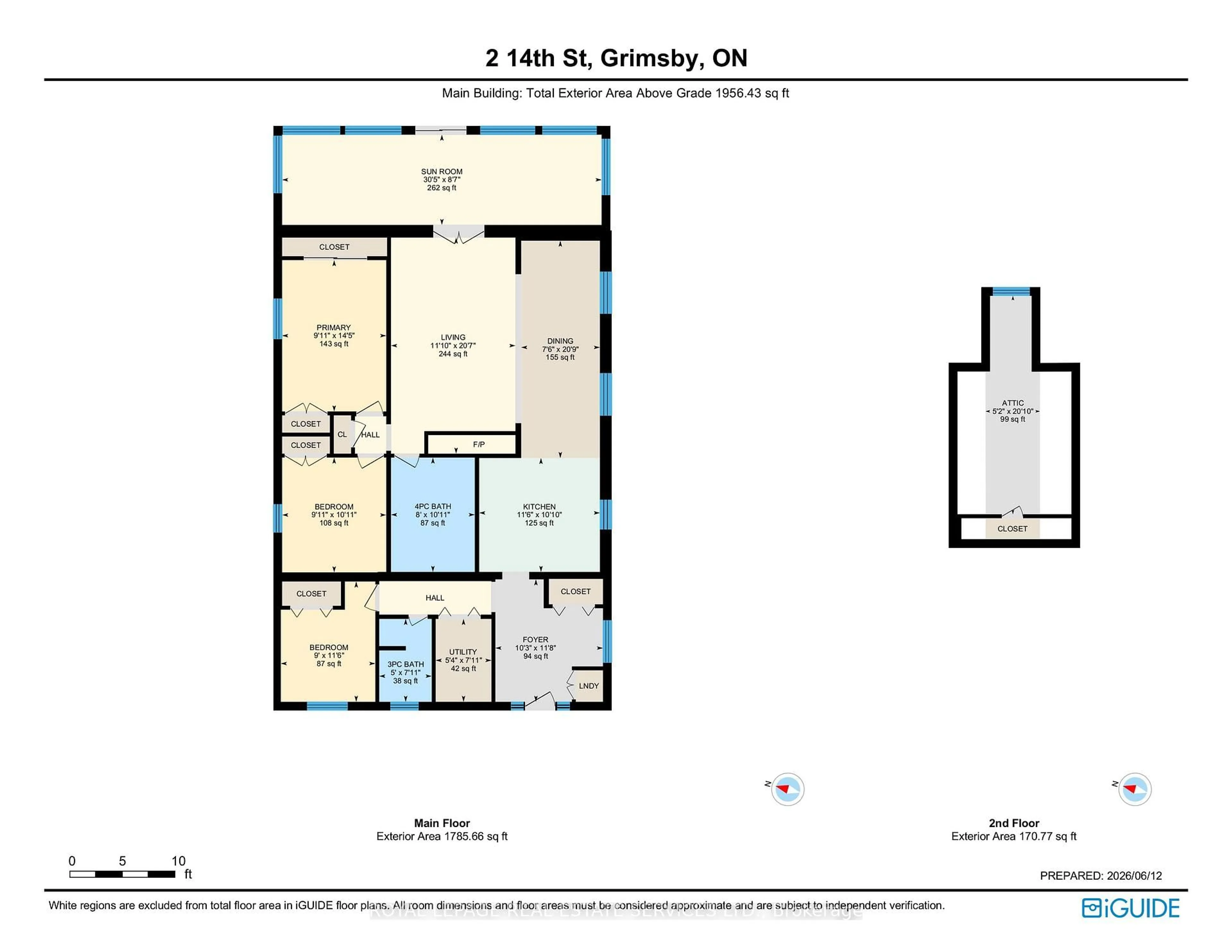Floor plan for 2 14th St, Grimsby Ontario L3M 2W2