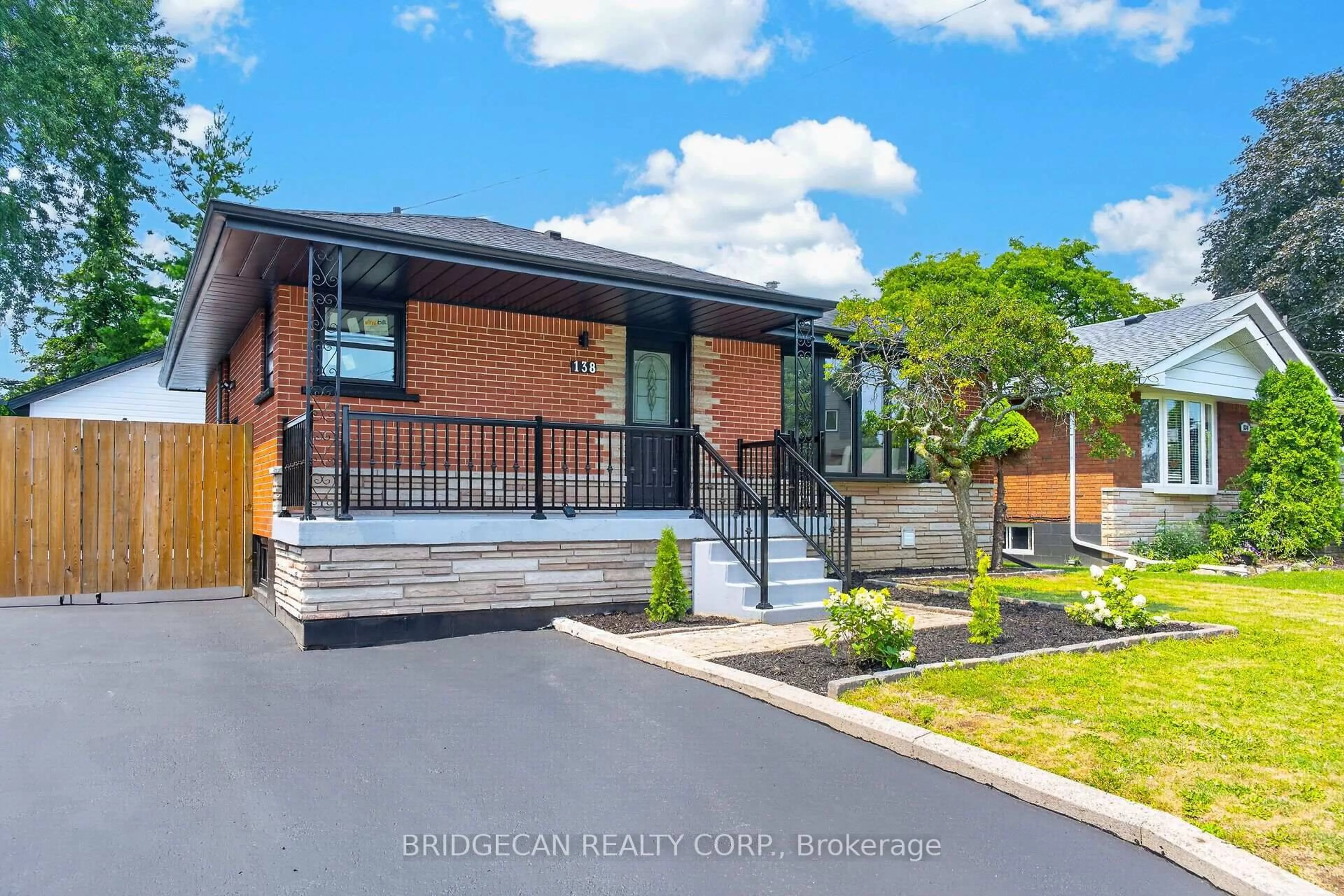 Home with brick exterior material, street for 138 Rendell Blvd, Hamilton Ontario L8T 3P6