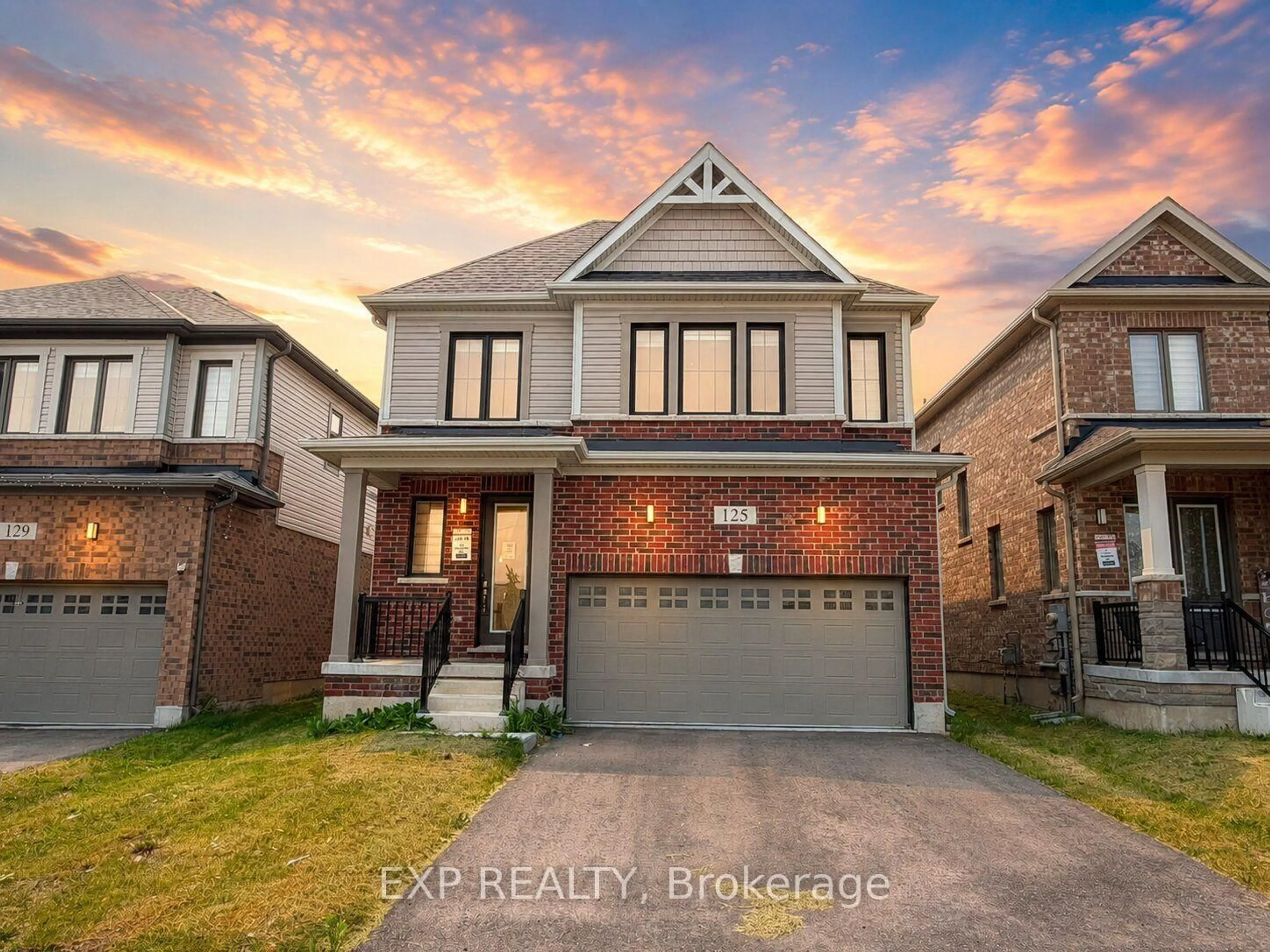 Home with brick exterior material, street for 125 Leslie Davis St, North Dumfries Ontario N0B 1E0