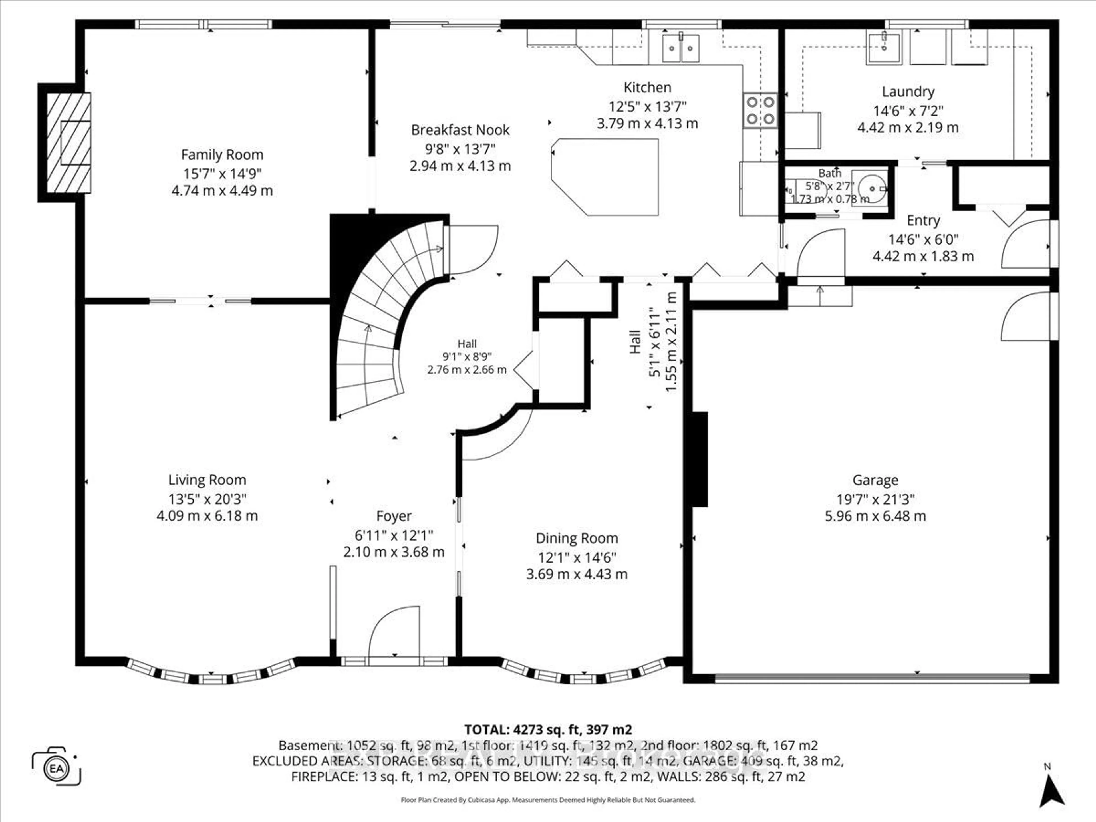 Floor plan for 899 Dresden Cres, Ottawa Ontario K2B 5H8