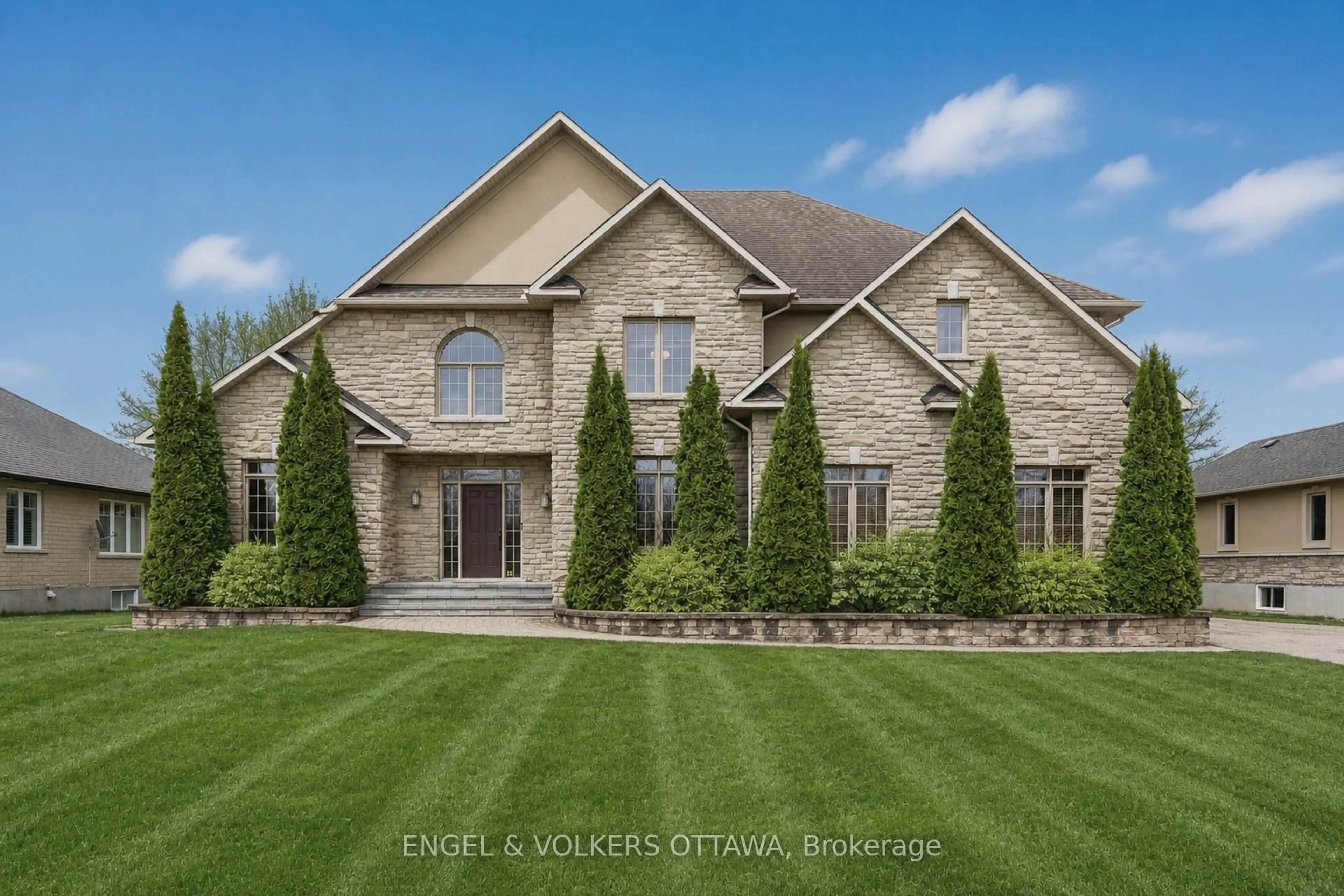 Home with brick exterior material, street for 6842 South Village Dr, Greely Ontario K4P 0A5
