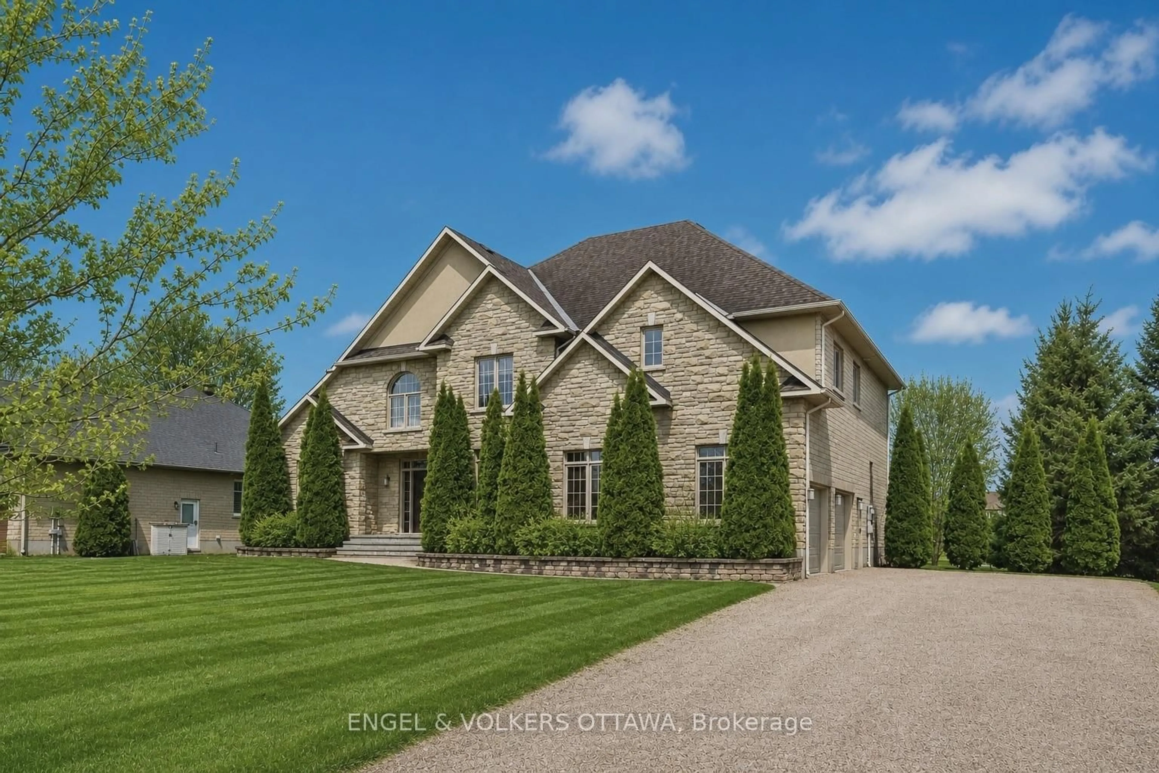 Home with brick exterior material, street for 6842 South Village Dr, Greely Ontario K4P 0A5